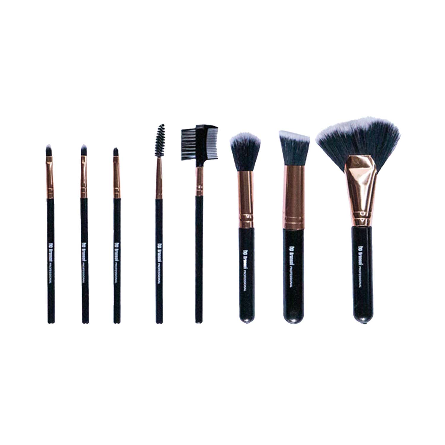 Bronson Professional | Bronson Makeup Everyday Essential Makeup Brush set for women (8 Pcs)