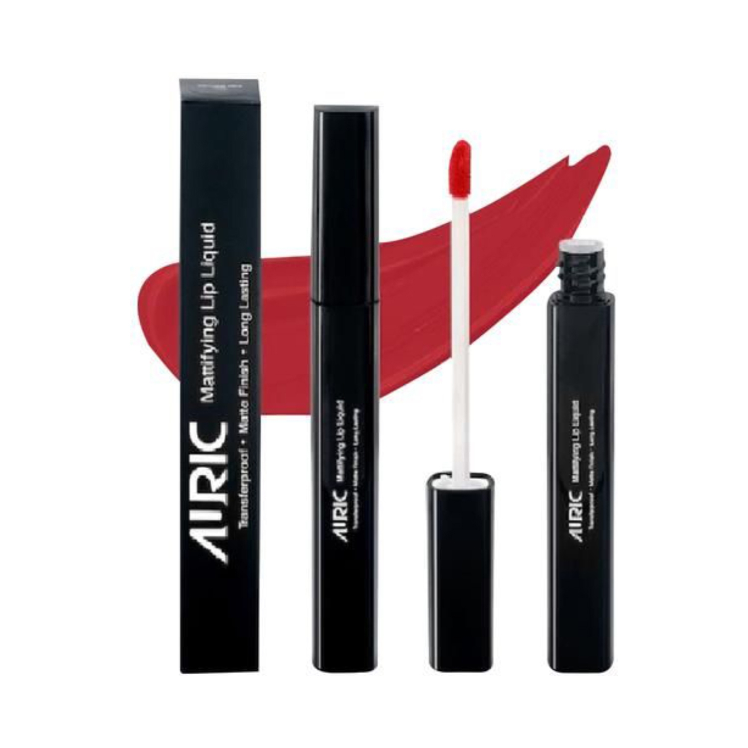 Auric | Auric Mattifying Lip Liquid Lipstick - 3313 Red Potion (4ml)