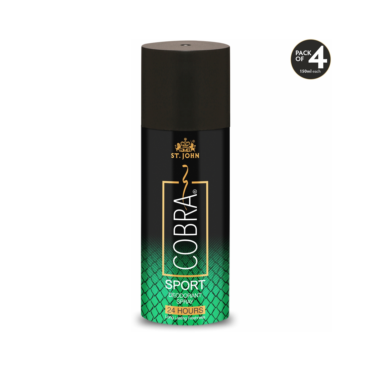 ST.JOHN | ST.JOHN Cobra Sports Limited Edition Deodorant Spray (4 Pcs)