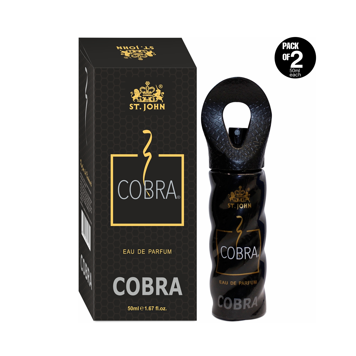ST.JOHN | ST.JOHN Cobra Eau De Parfum (2 Pcs)