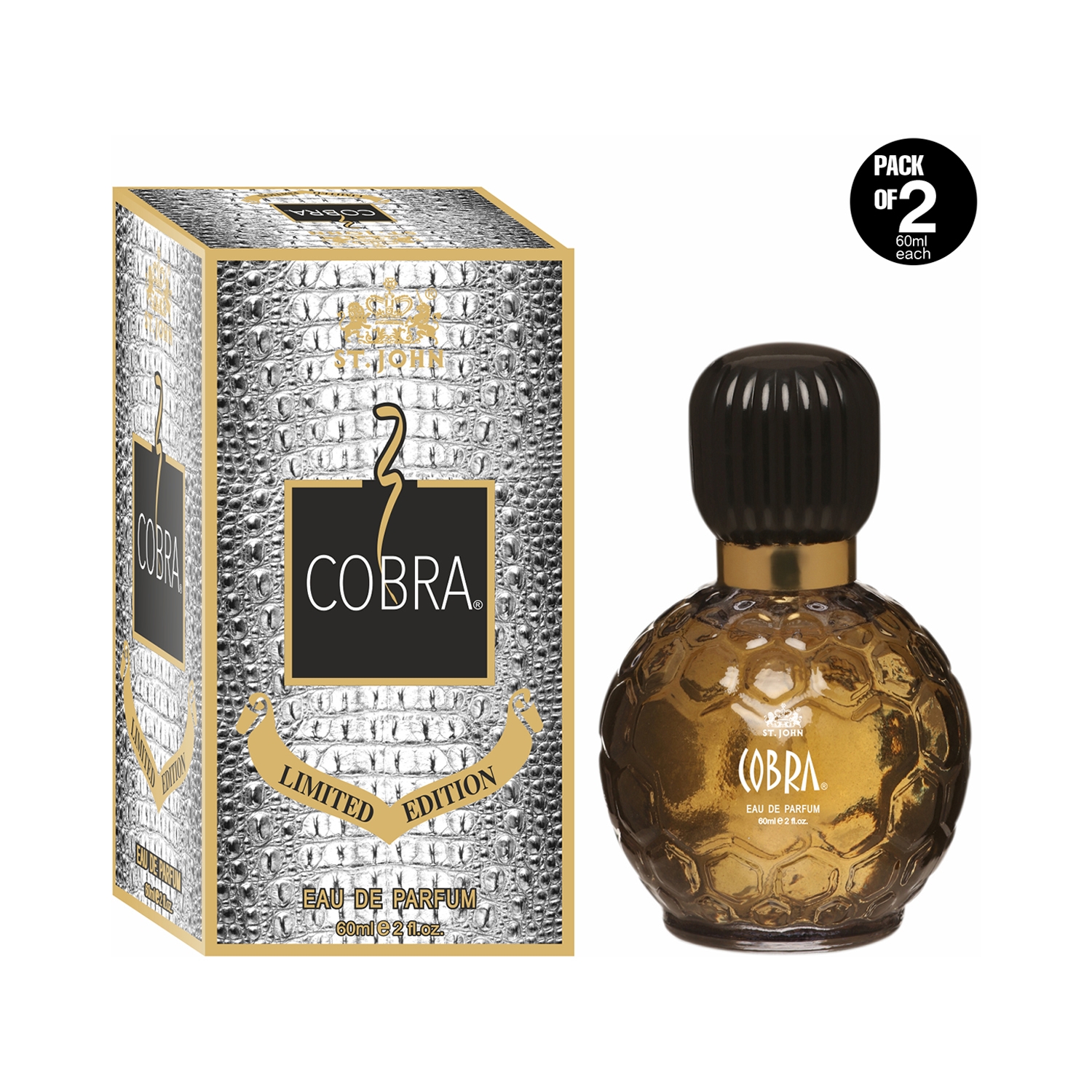 ST.JOHN | ST.JOHN Cobra Limited Edition Eau De Parfum (2 Pcs)