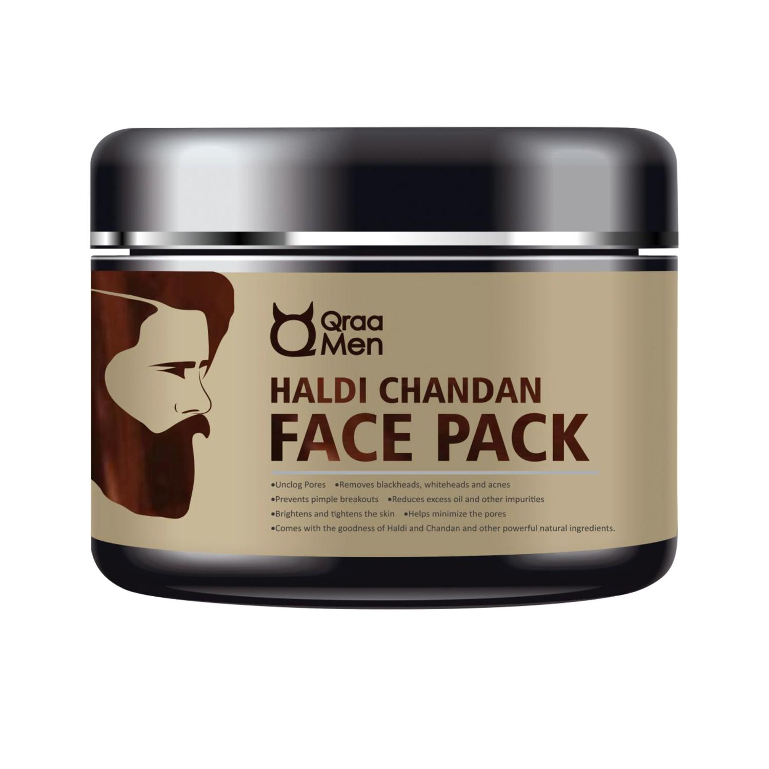 Qraamen | Qraamen Men Haldi Chandan Face Pack (120 g)