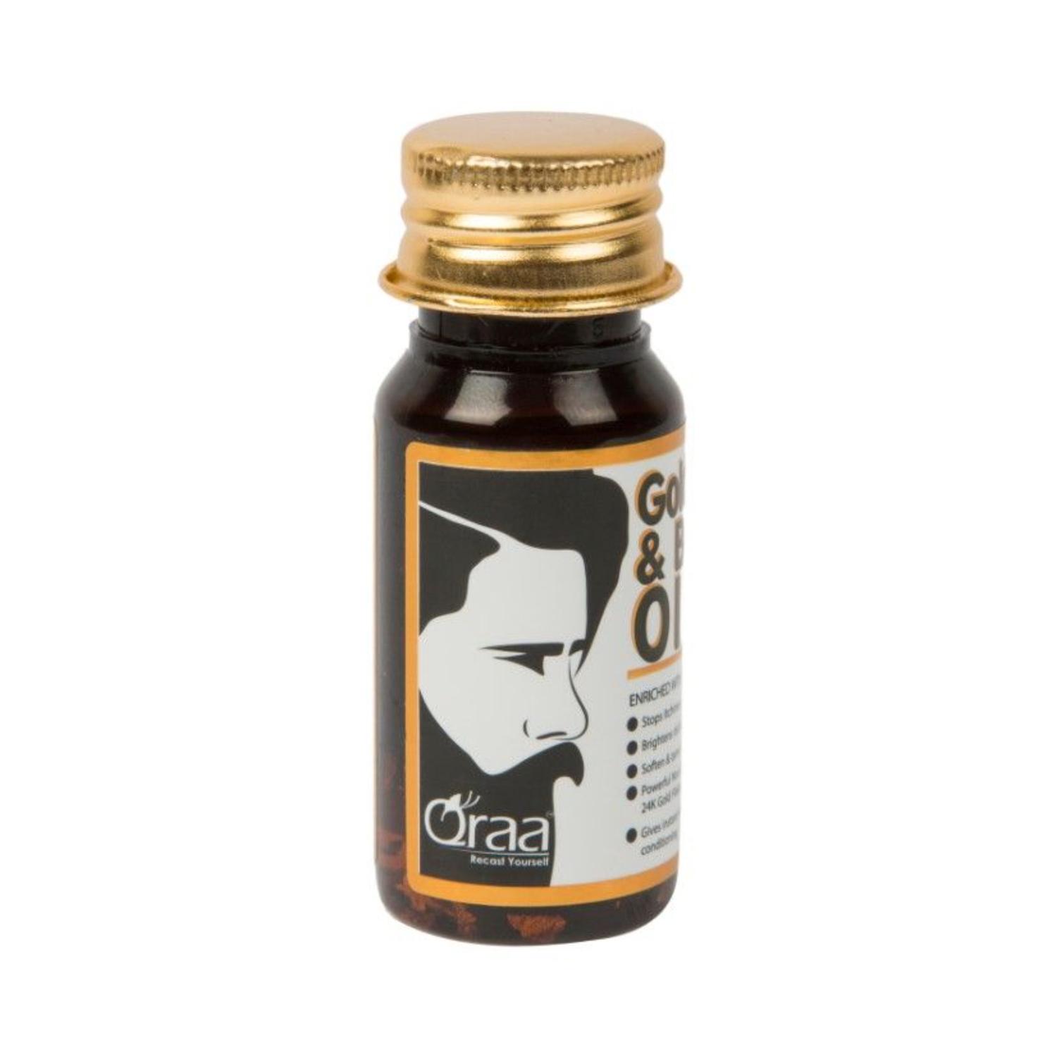 Qraamen Luxurious Gold Face and Beard Oil (30 ml)