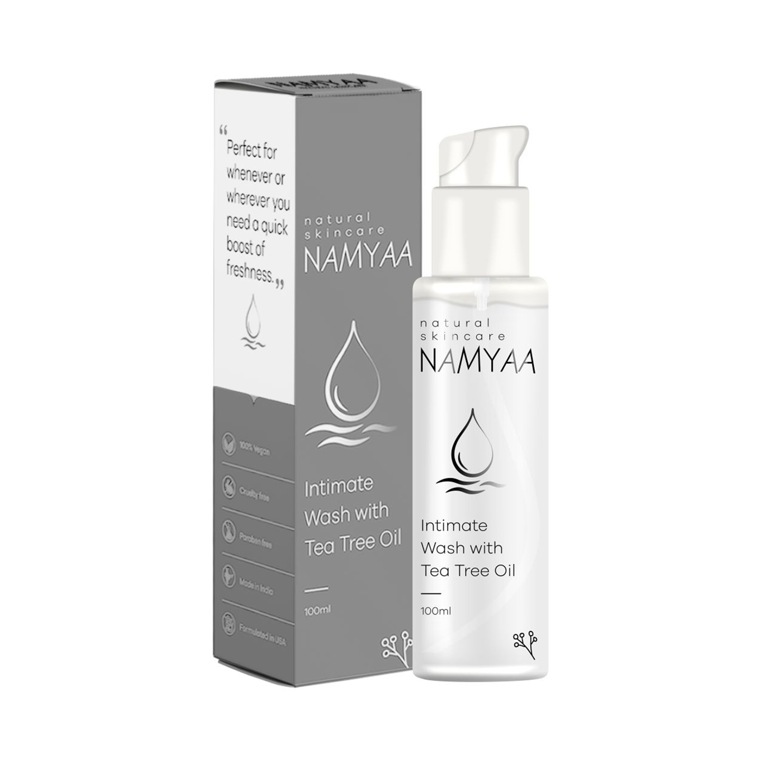 Namyaa | Namyaa Intimate Hygiene Wash With Tea Tree Extracts (100ml)