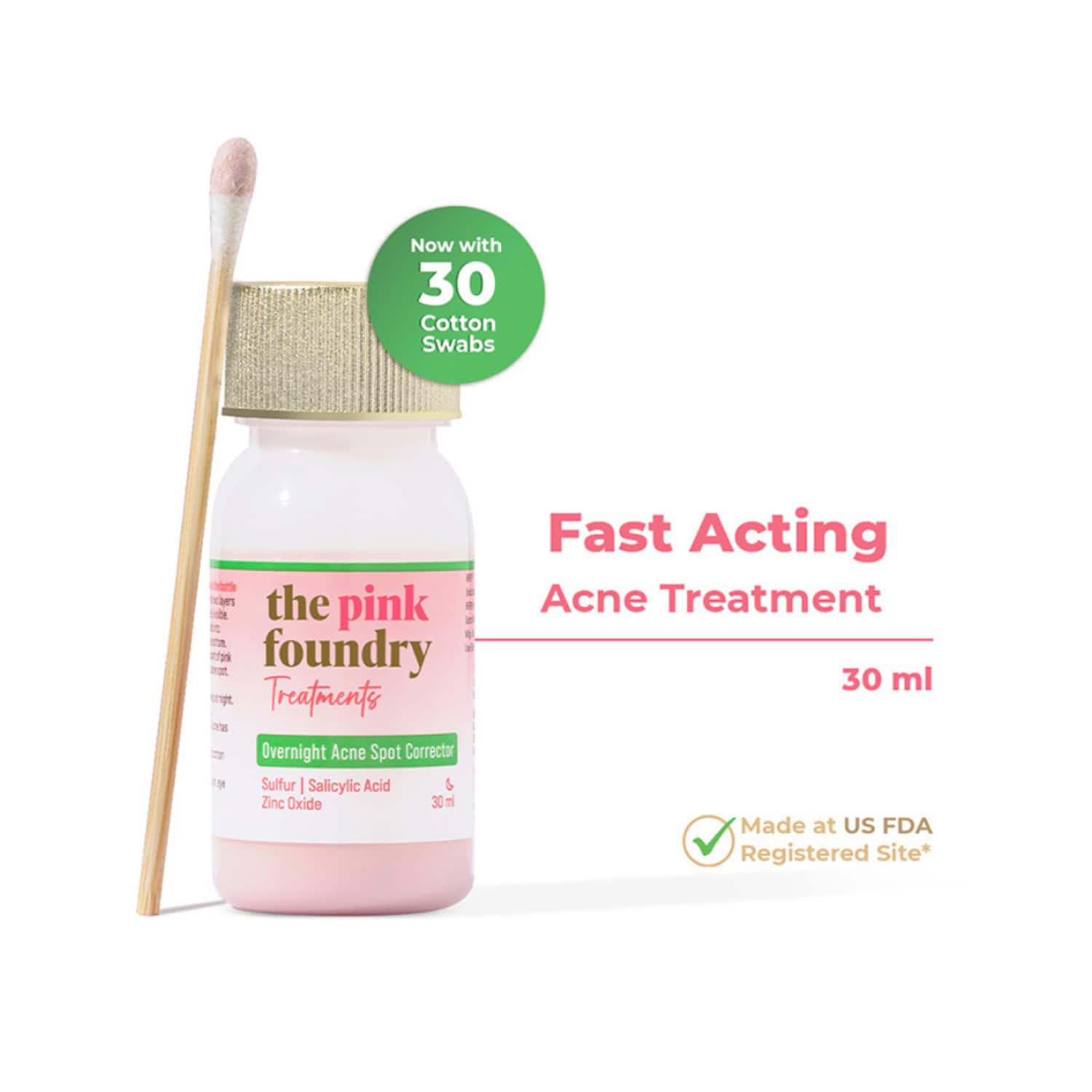 The Pink Foundry | The Pink Foundry Overnight Acne Spot Corrector (30ml)