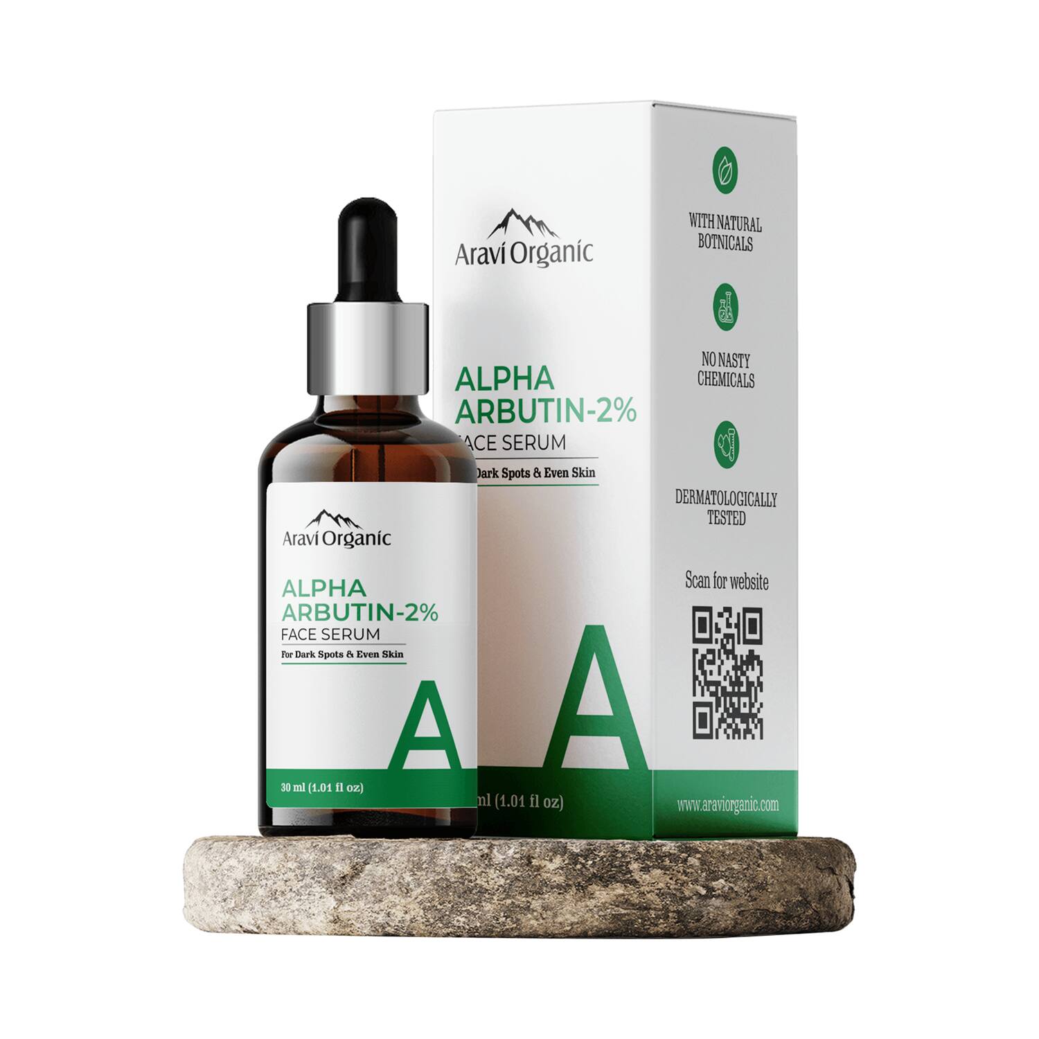 Aravi Organic | Aravi Organic Alpha Arbutin Face Serum (30ml)