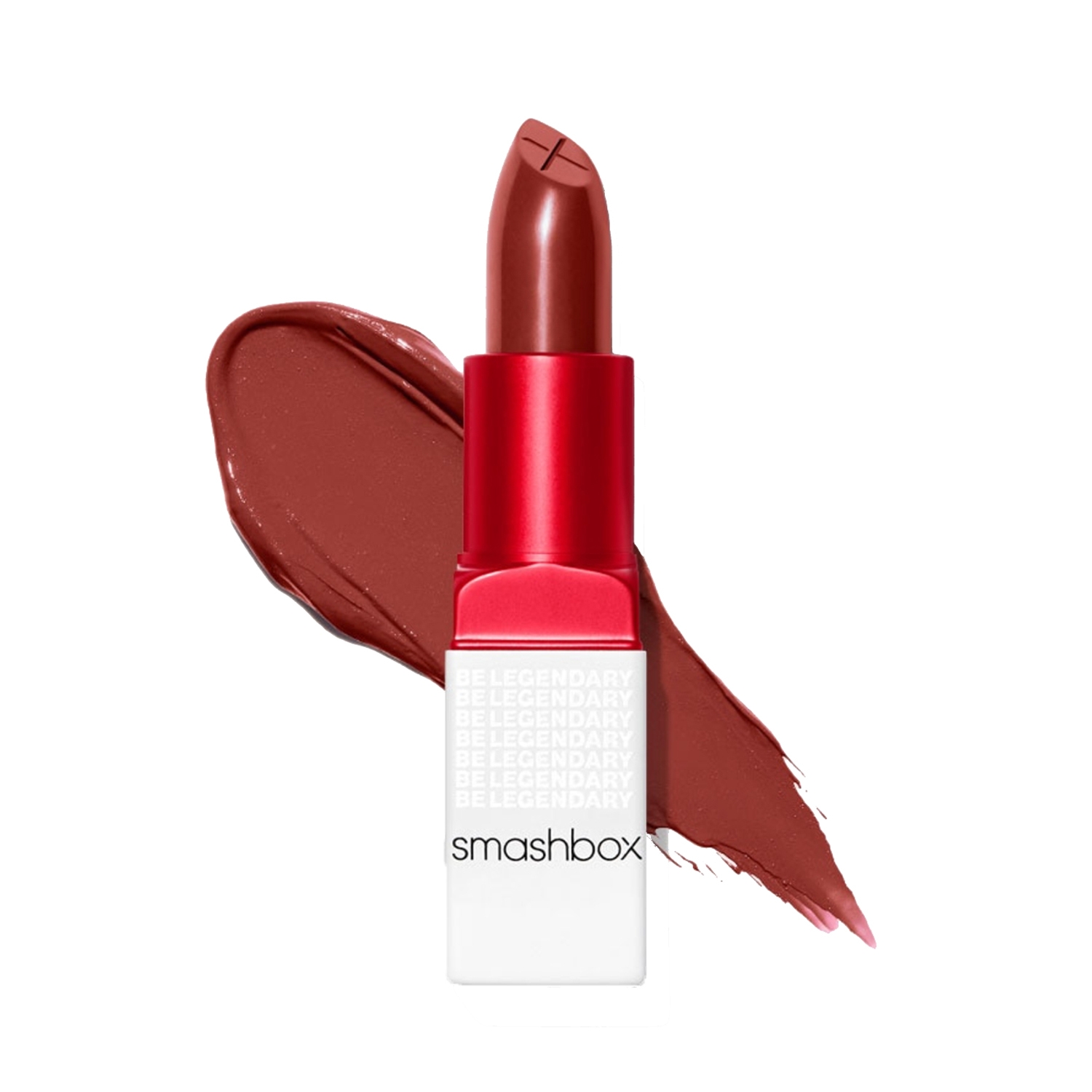 Smashbox Be Legendary Prime & Plush Lipstick - Deep Brick Red (3.4g)