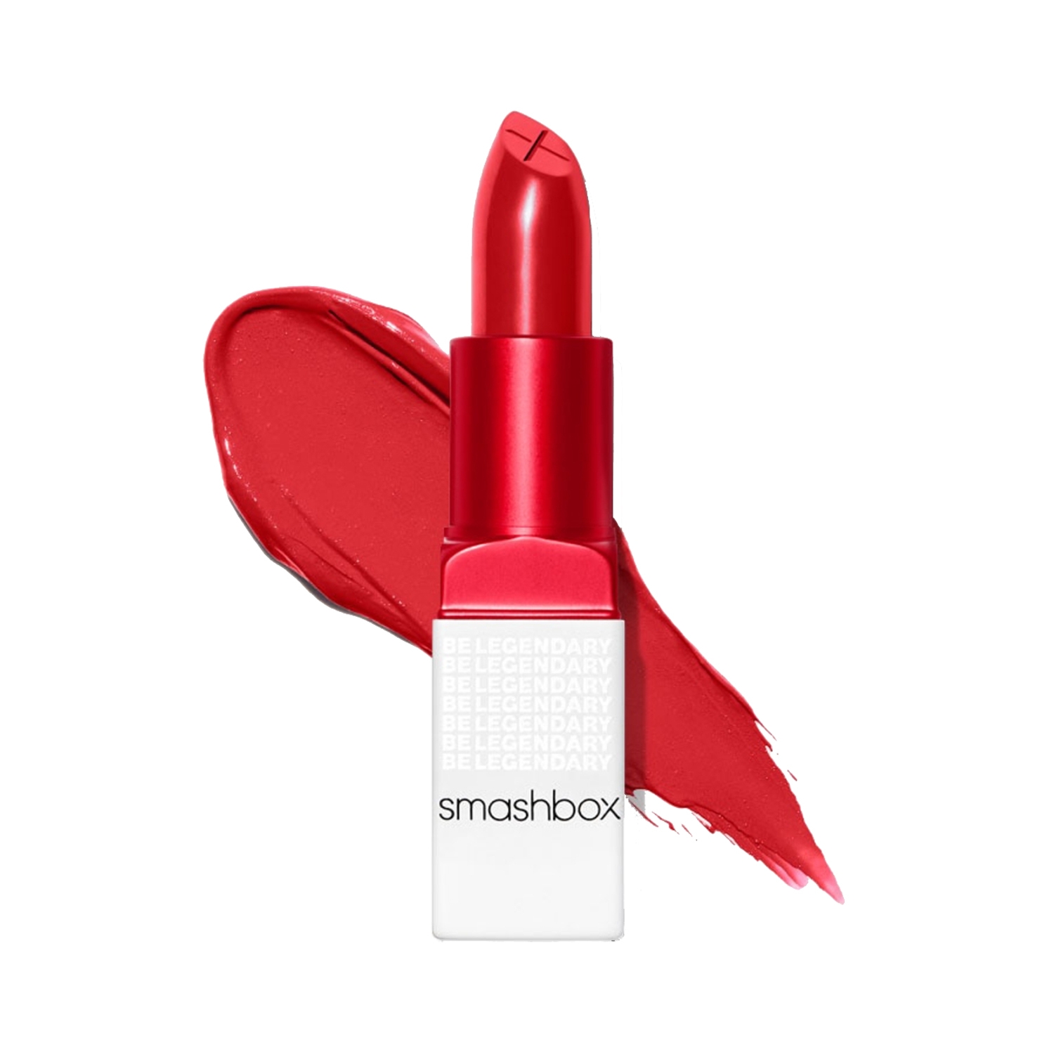 Smashbox Be Legendary Prime & Plush Lipstick - Orangey Red (3.4g)