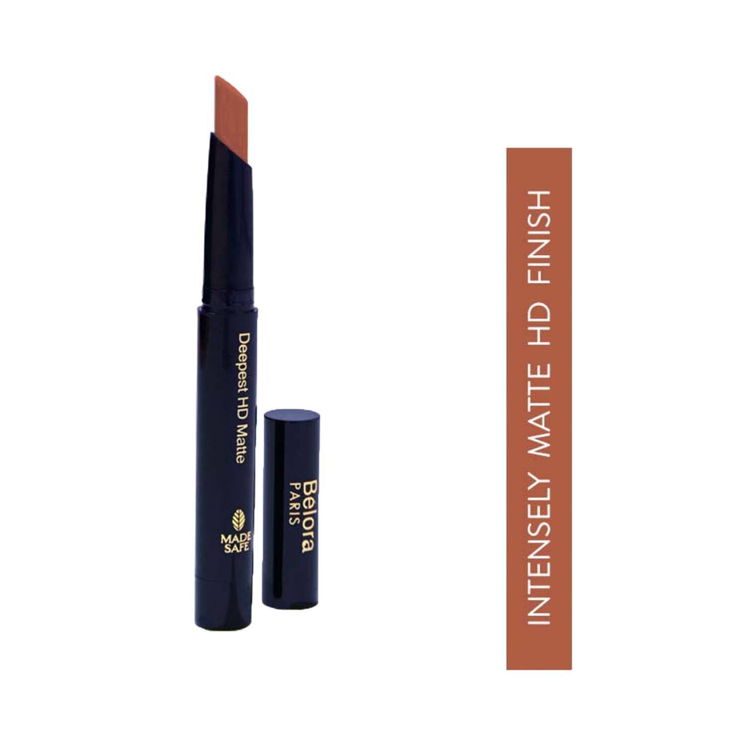 Belora Paris | Belora Paris Deepest HD Matte Crayon Lipstick With Vit C - Morning Nude (12g)