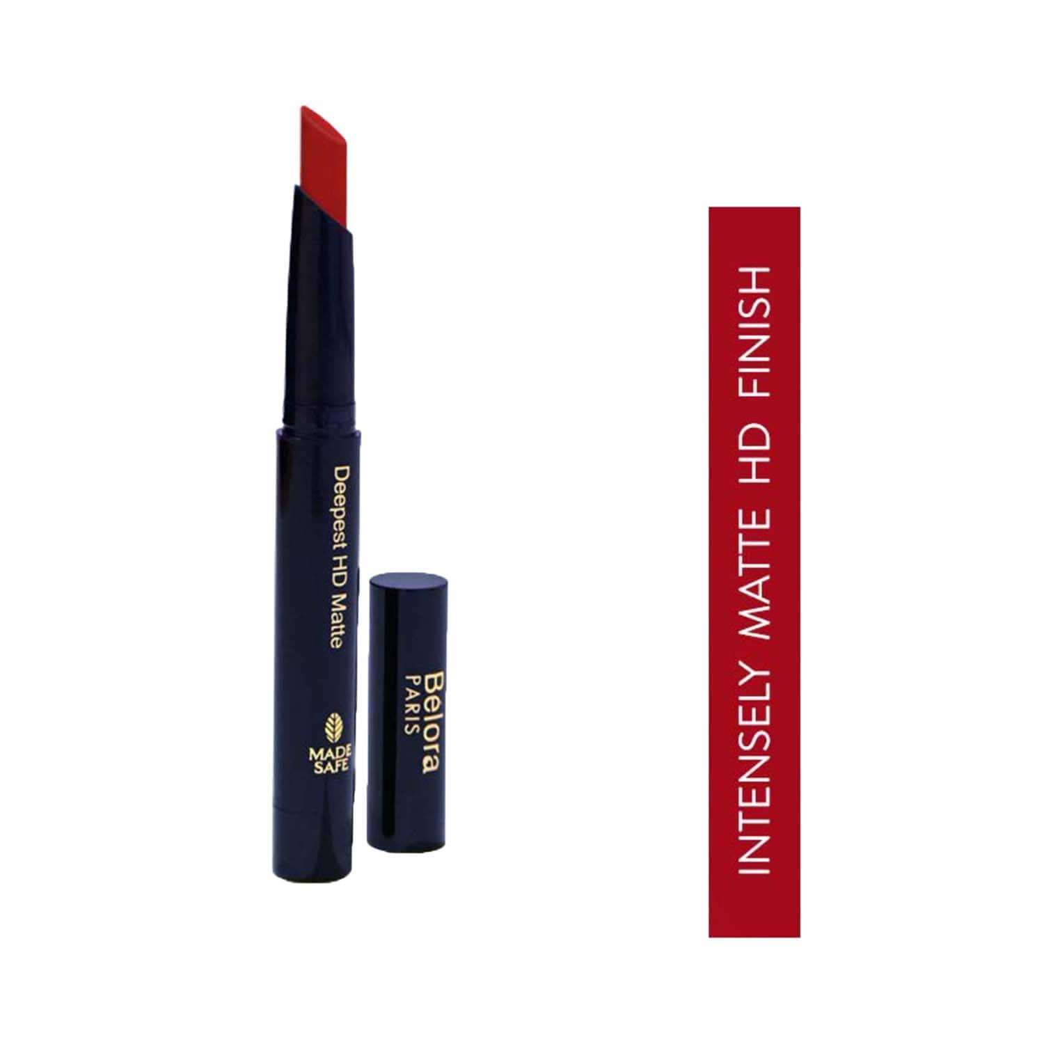 Belora Paris | Belora Paris Deepest HD Matte Crayon Lipstick With Vit C - Ruby Red-tini (12g)