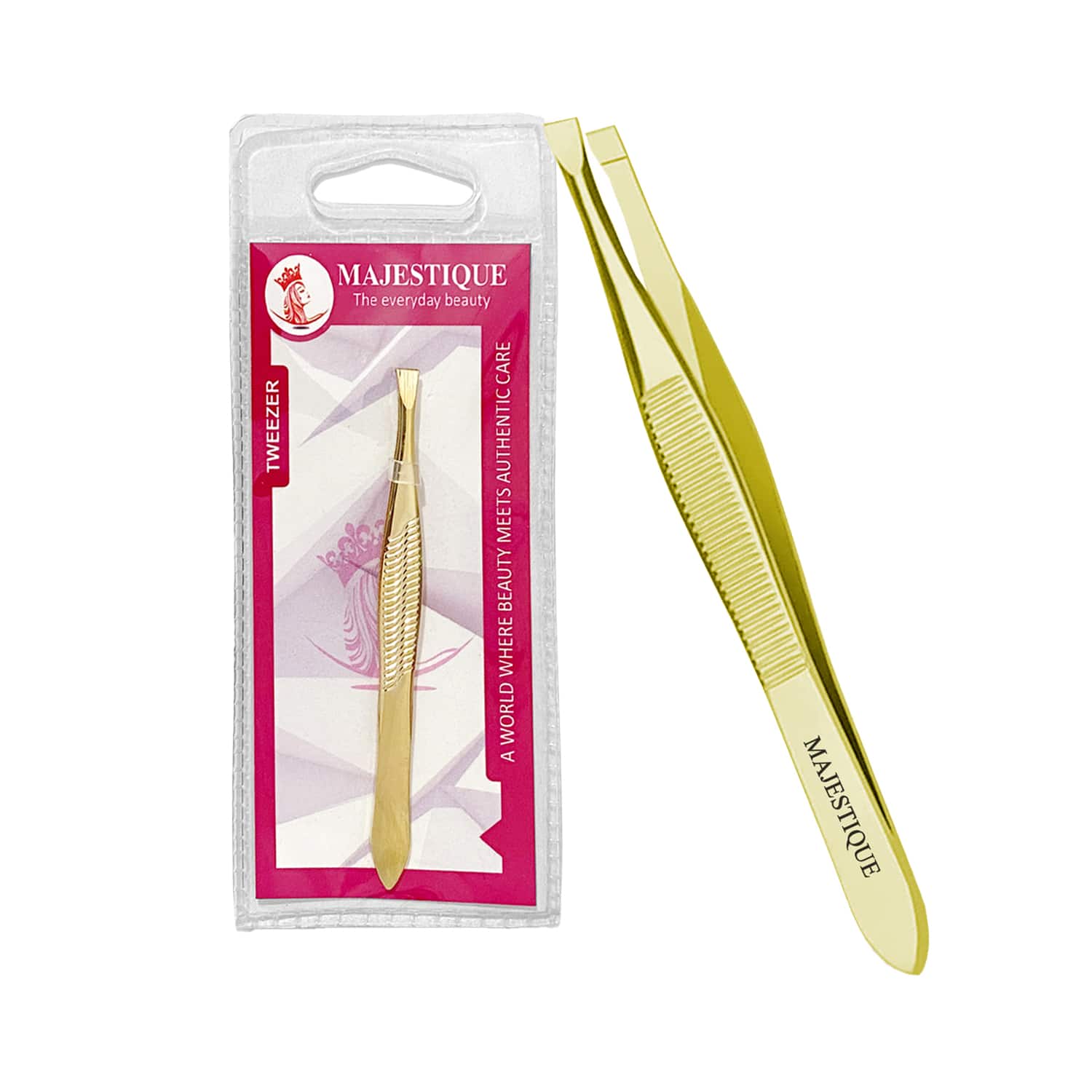 Majestique | Majestique Professional Stainless Steel Eyebrow Plucker Tweezer