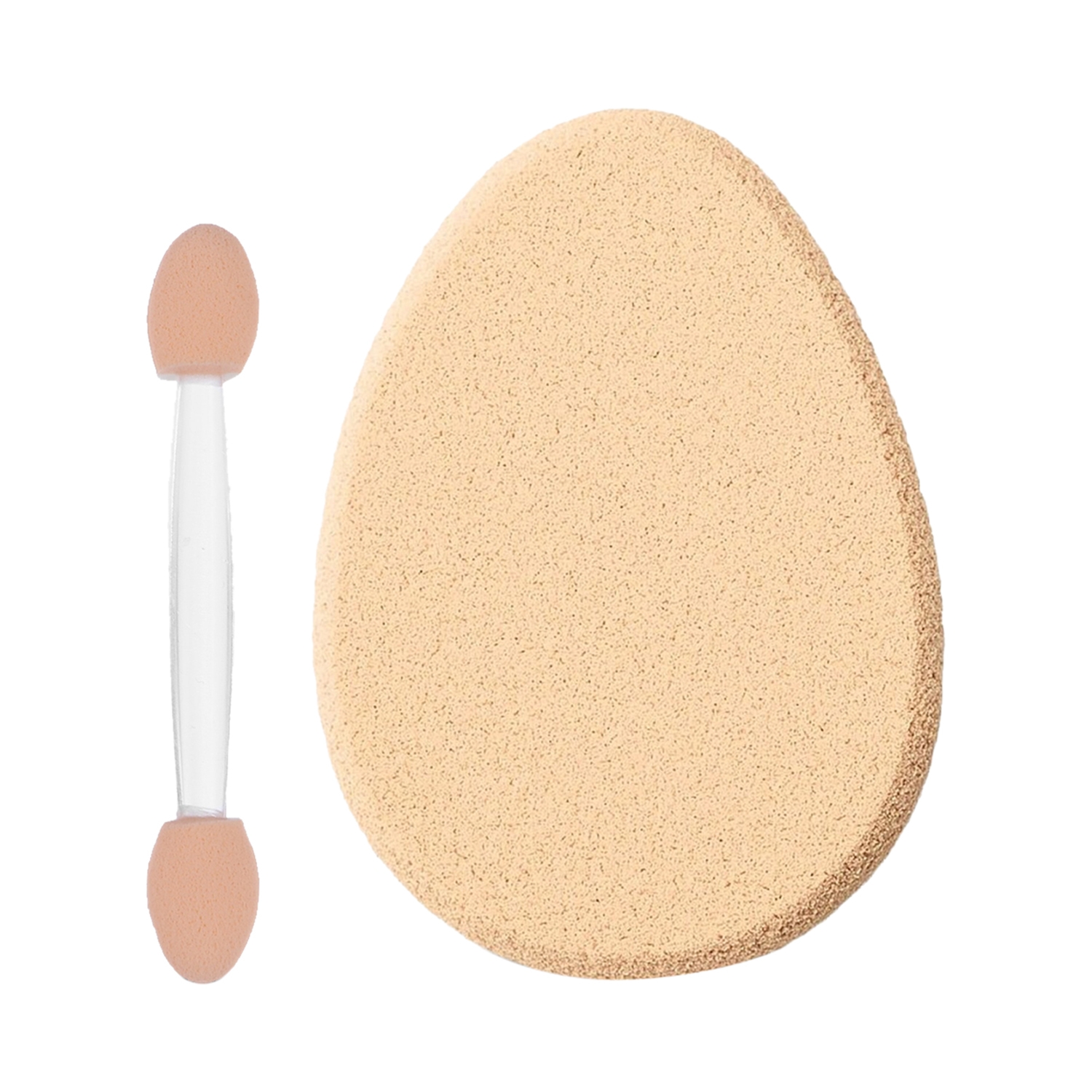 Majestique Flat Oval Cream Makeup Sponge Puff