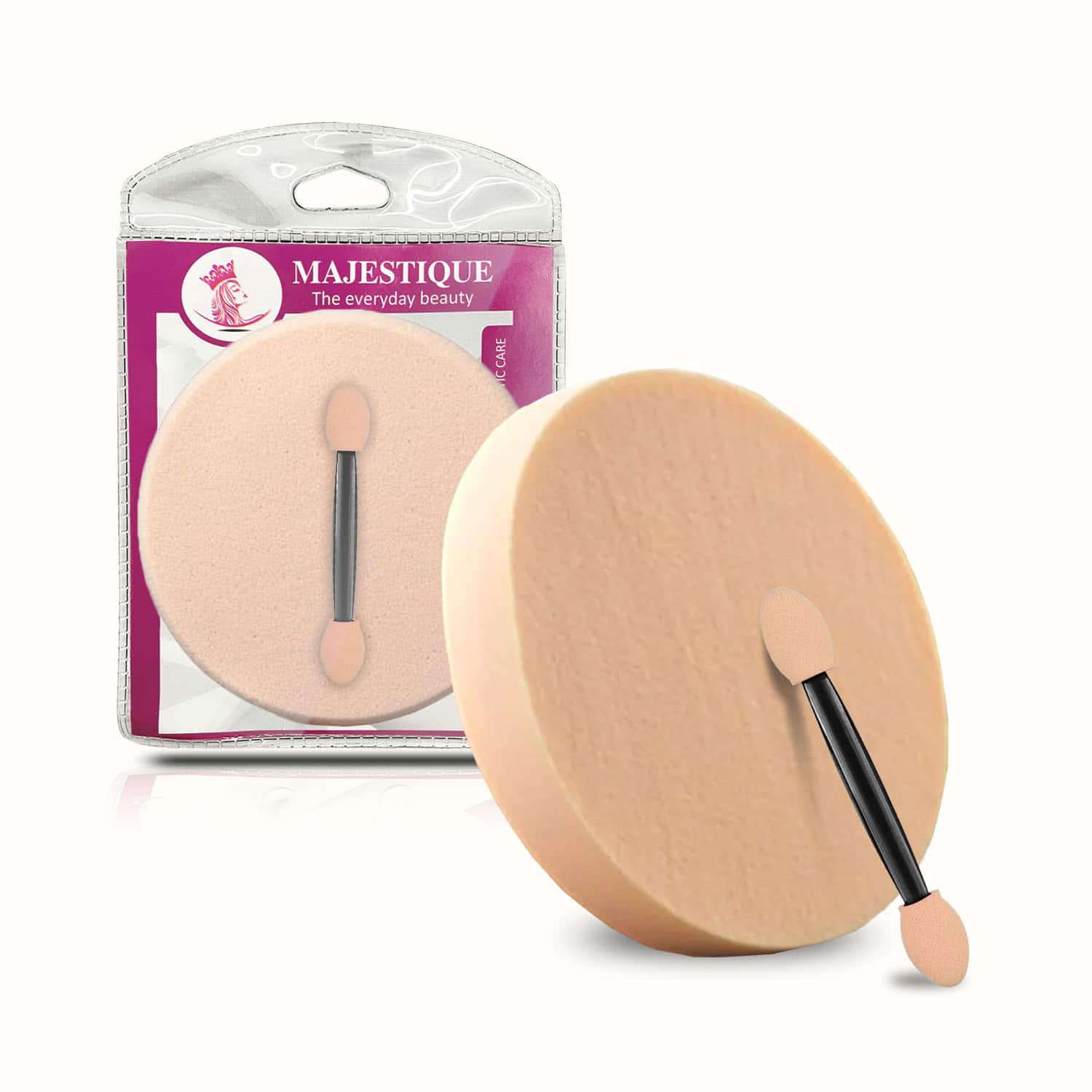 Majestique | Majestique Flat Circle Cream Makeup Sponge