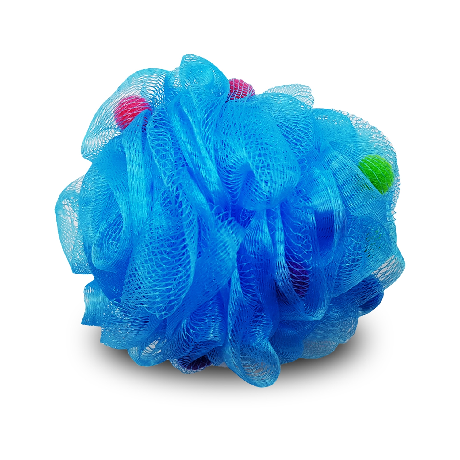 Majestique | Majestique Cleanse Flower Loofah Mesh Bath Shower Ball (Color May Vary)