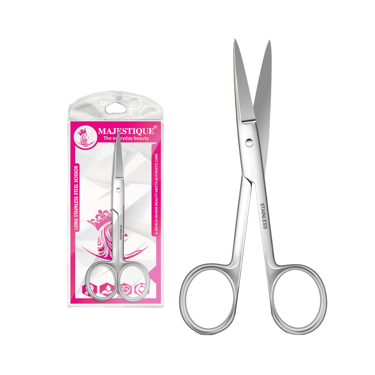 Majestique | Majestique Stainless Steel Beauty Scissor Manicure Scissor