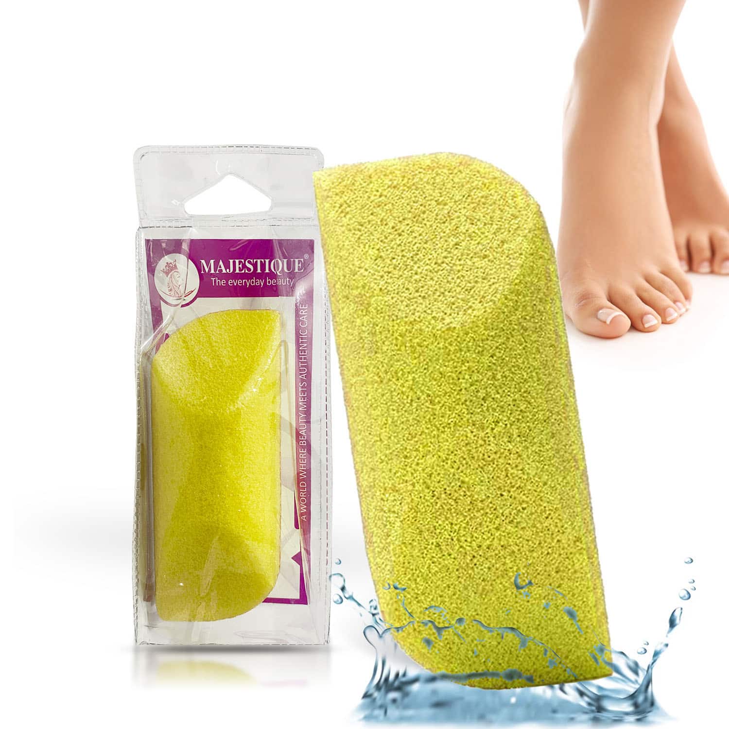 Majestique | Majestique 4-In-1 Compact Foot Care File Callus Remover (Color May Vary)