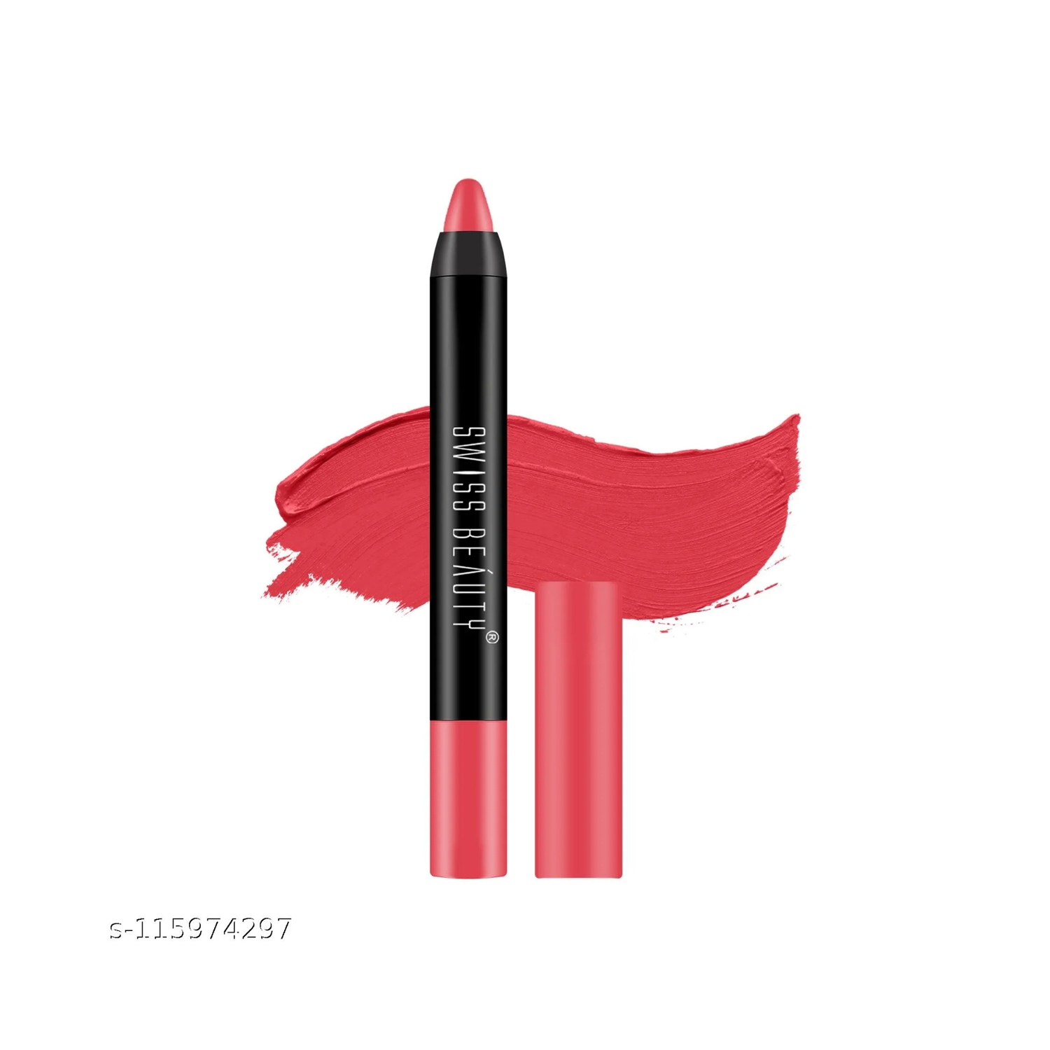 Swiss Beauty | Swiss Beauty Non Transfer Matte Crayon Lipstick - Pink Up (3.5g)