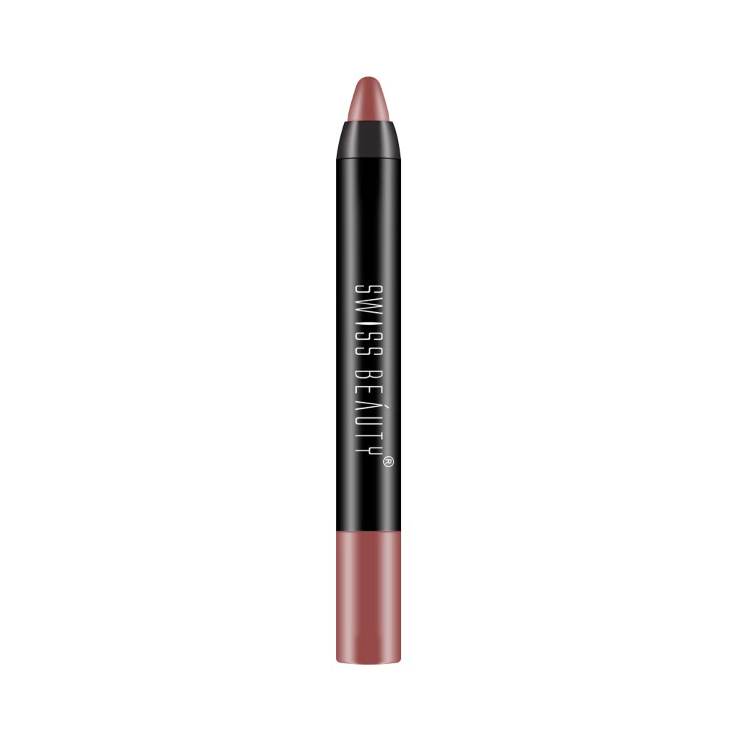 Swiss Beauty | Swiss Beauty Non Transfer Matte Crayon Lipstick - Bare (3.5g)