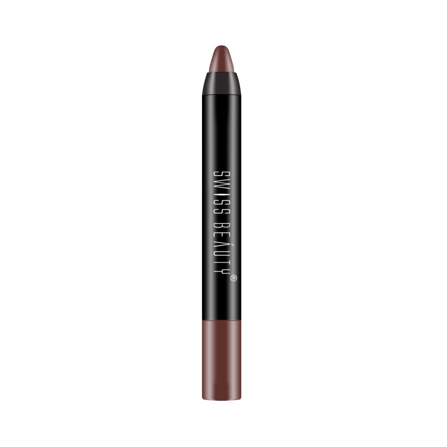 Swiss Beauty | Swiss Beauty Non Transfer Matte Crayon Lipstick - Chocobar (3.5g)