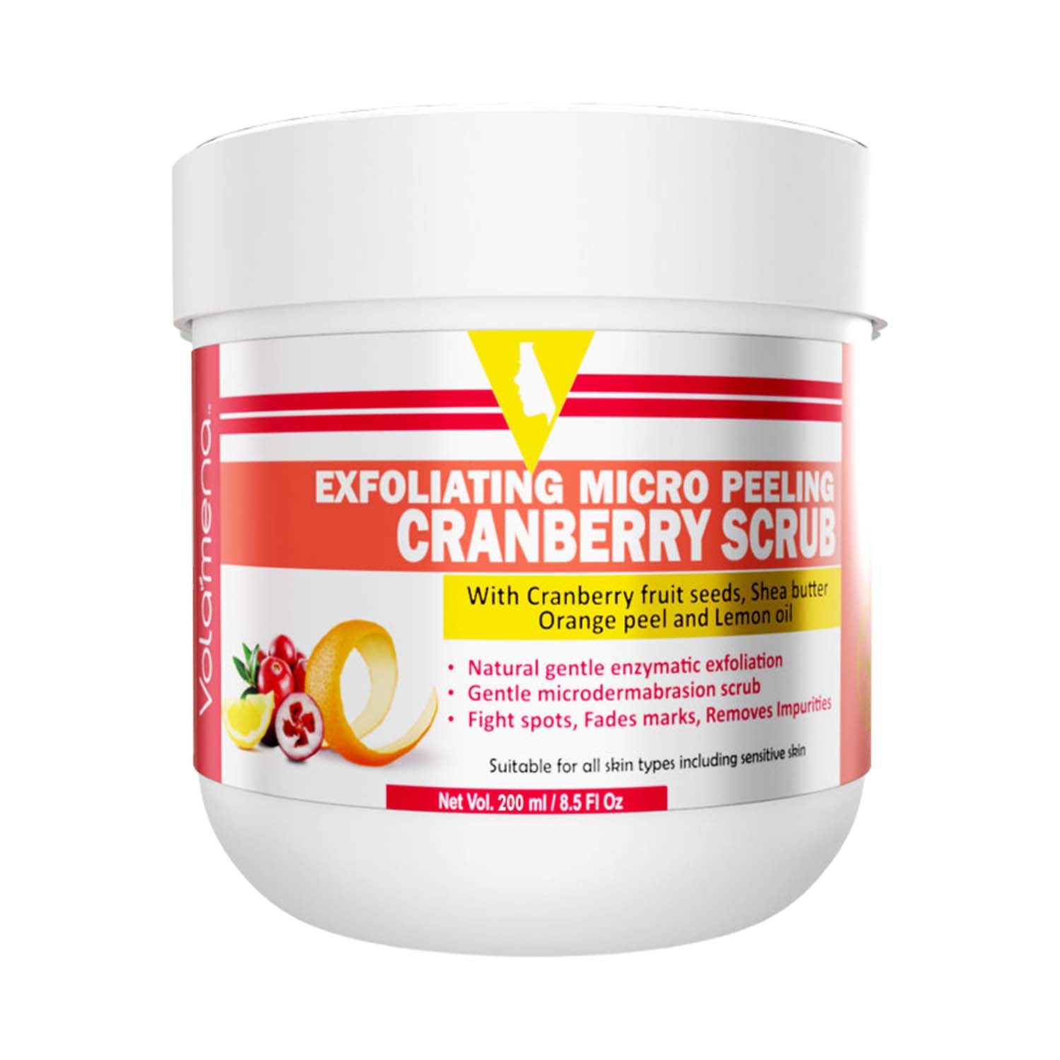 Volamena | Volamena Exfoliating Micro Peeling Cranberry Scrub (200ml)