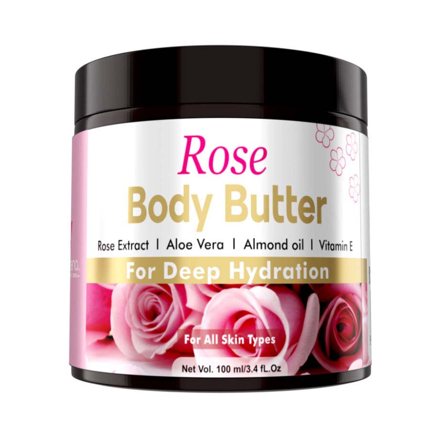 Volamena Deep Hydration Rose Body Butter (100ml)