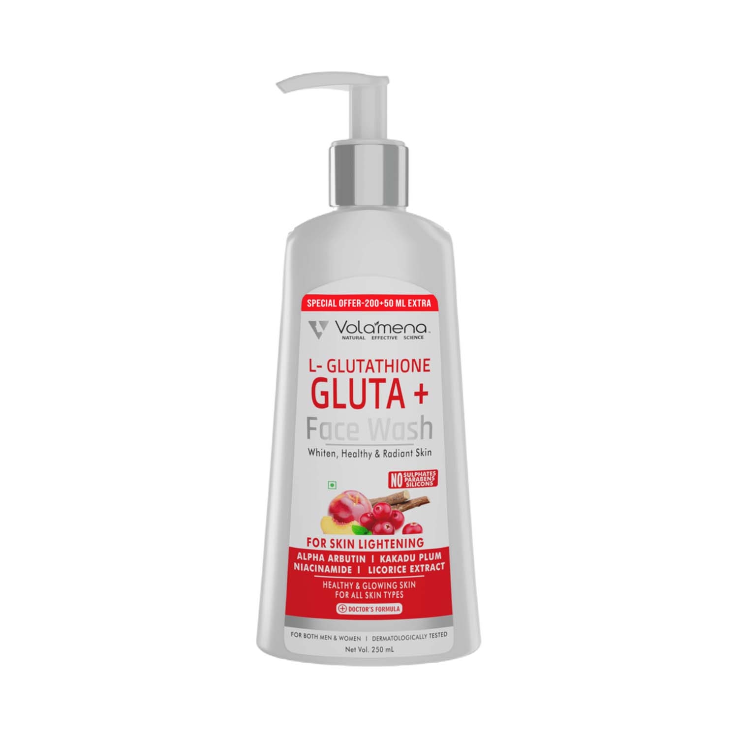Volamena | Volamena L -Glutathione Gluta + Facewash (250ml)