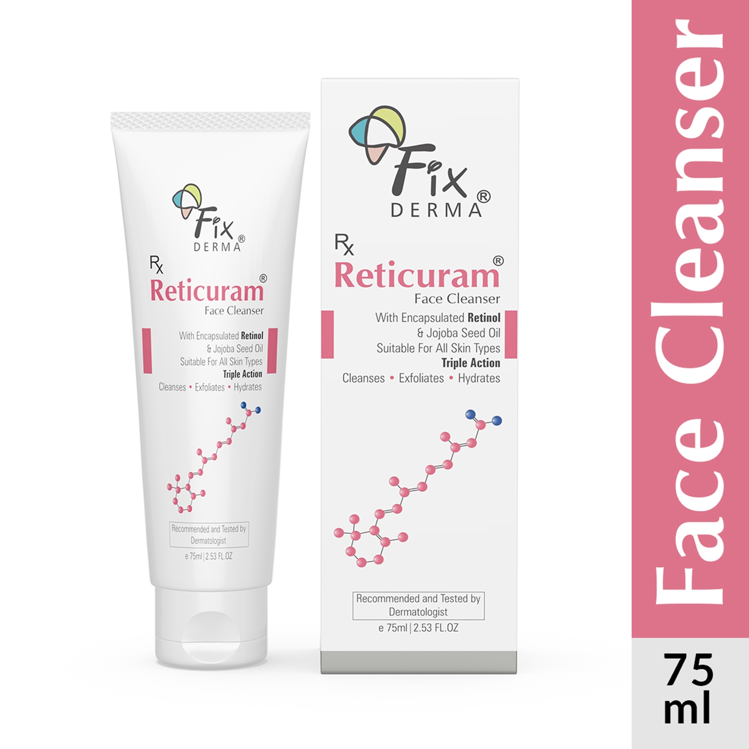 Fixderma | Fixderma Reticuram Face Cleanser (75ml)