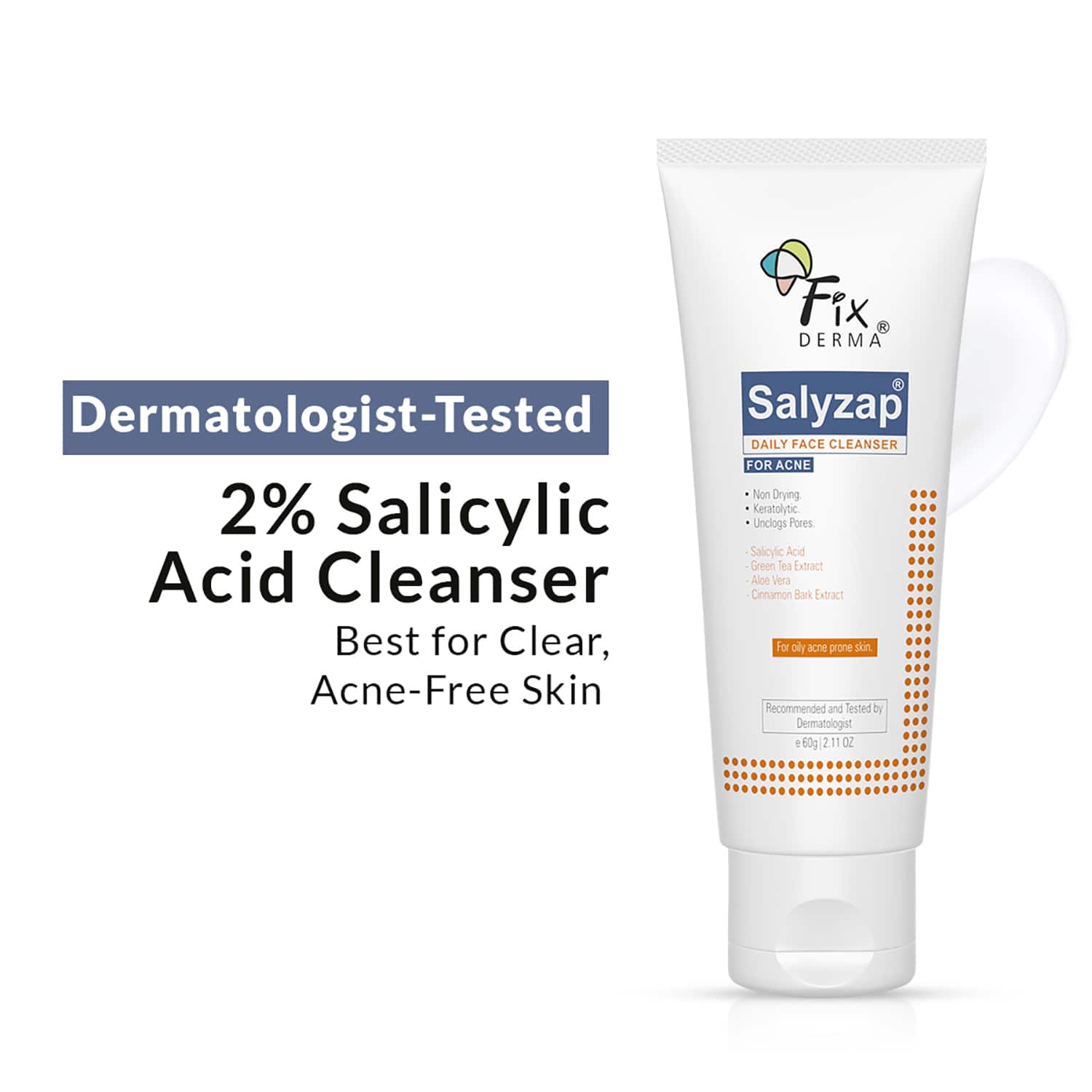 Fixderma | Fixderma Salyzap Face Cleanser (60g)