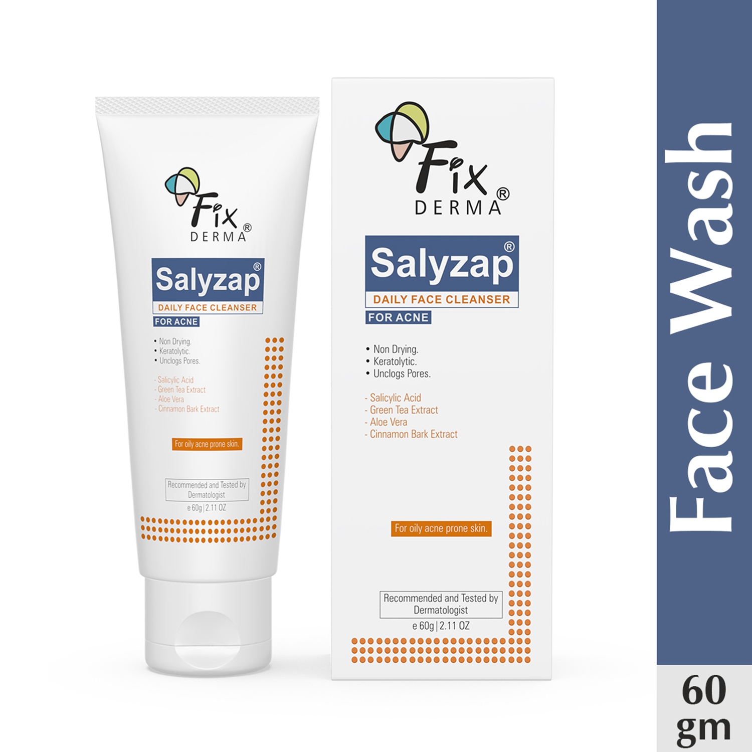 Fixderma | Fixderma Salyzap Face Cleanser (60g)