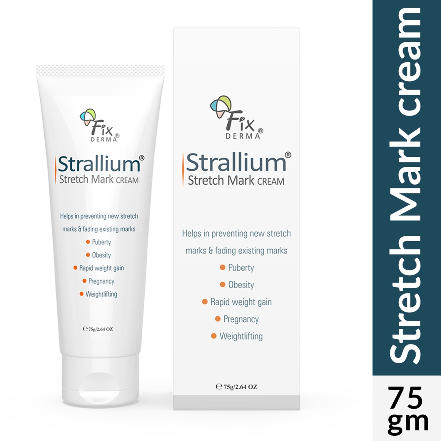 Fixderma | Fixderma Strallium Anti Stretch Mark Cream (75g)
