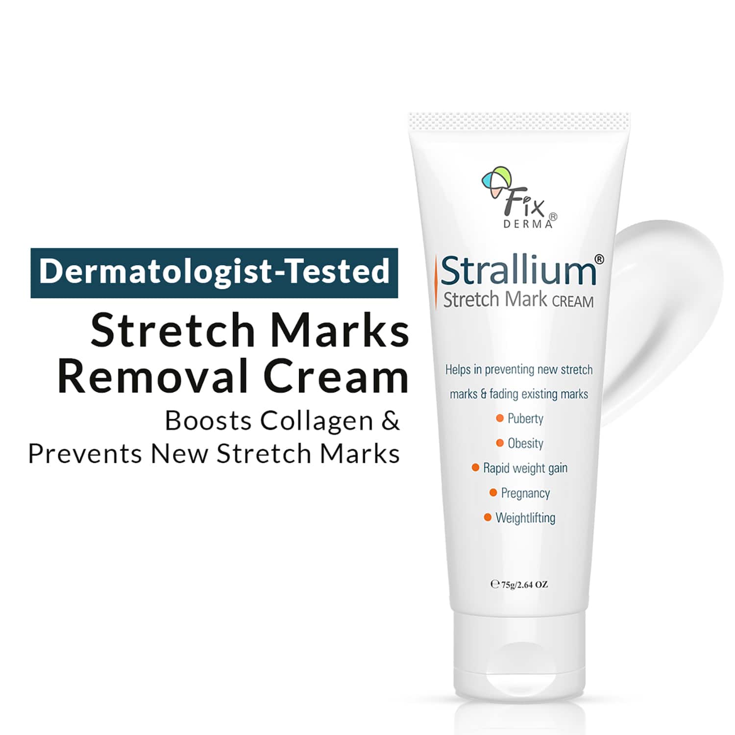 Fixderma | Fixderma Strallium Anti Stretch Mark Cream (75g)