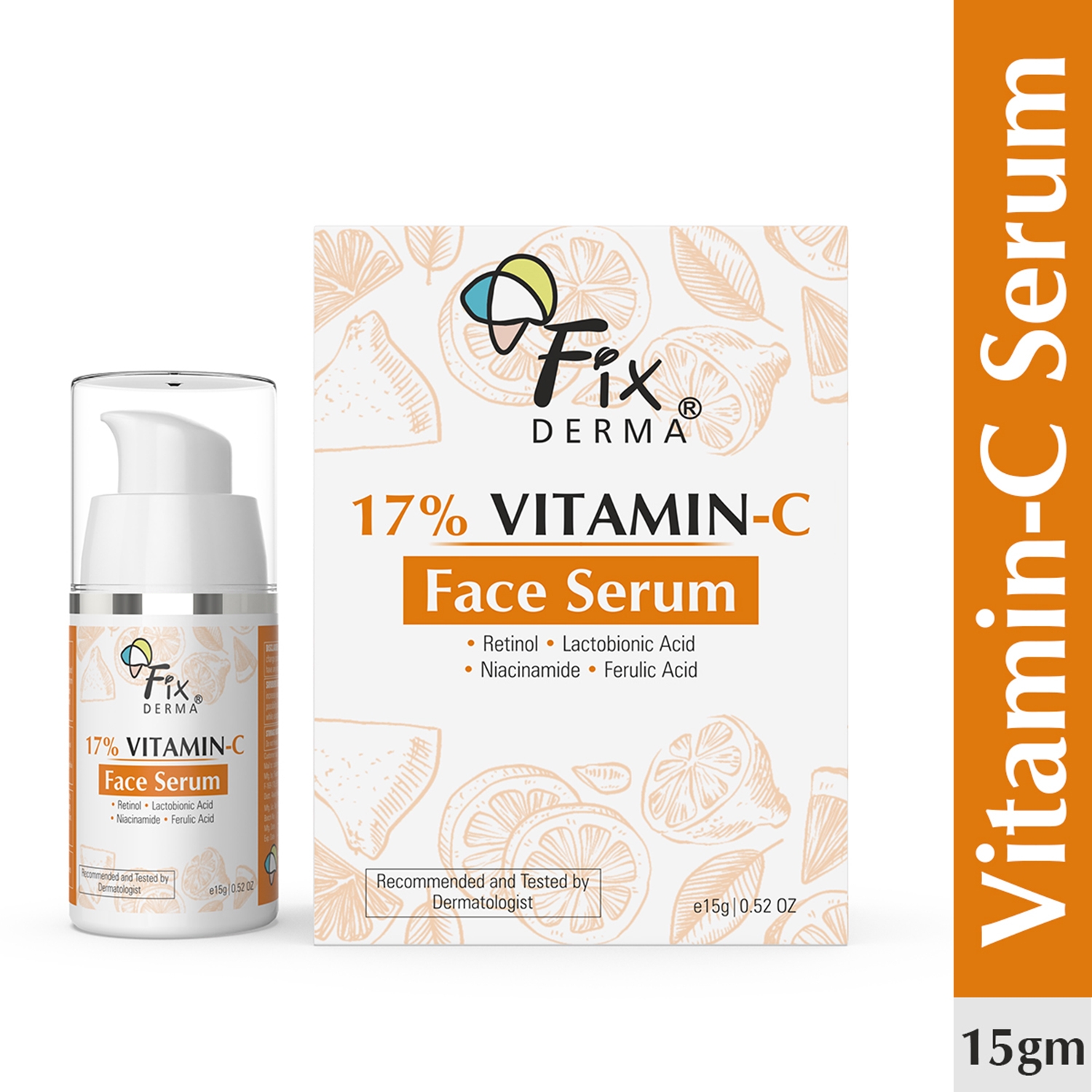 Fixderma | Fixderma 17% Vitamin C Face Serum (15g)