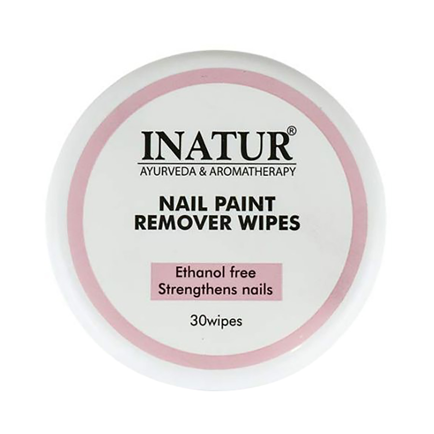 Inatur | Inatur Nail Paint Removing Ethanol Free Wipes - (30 Wipes)