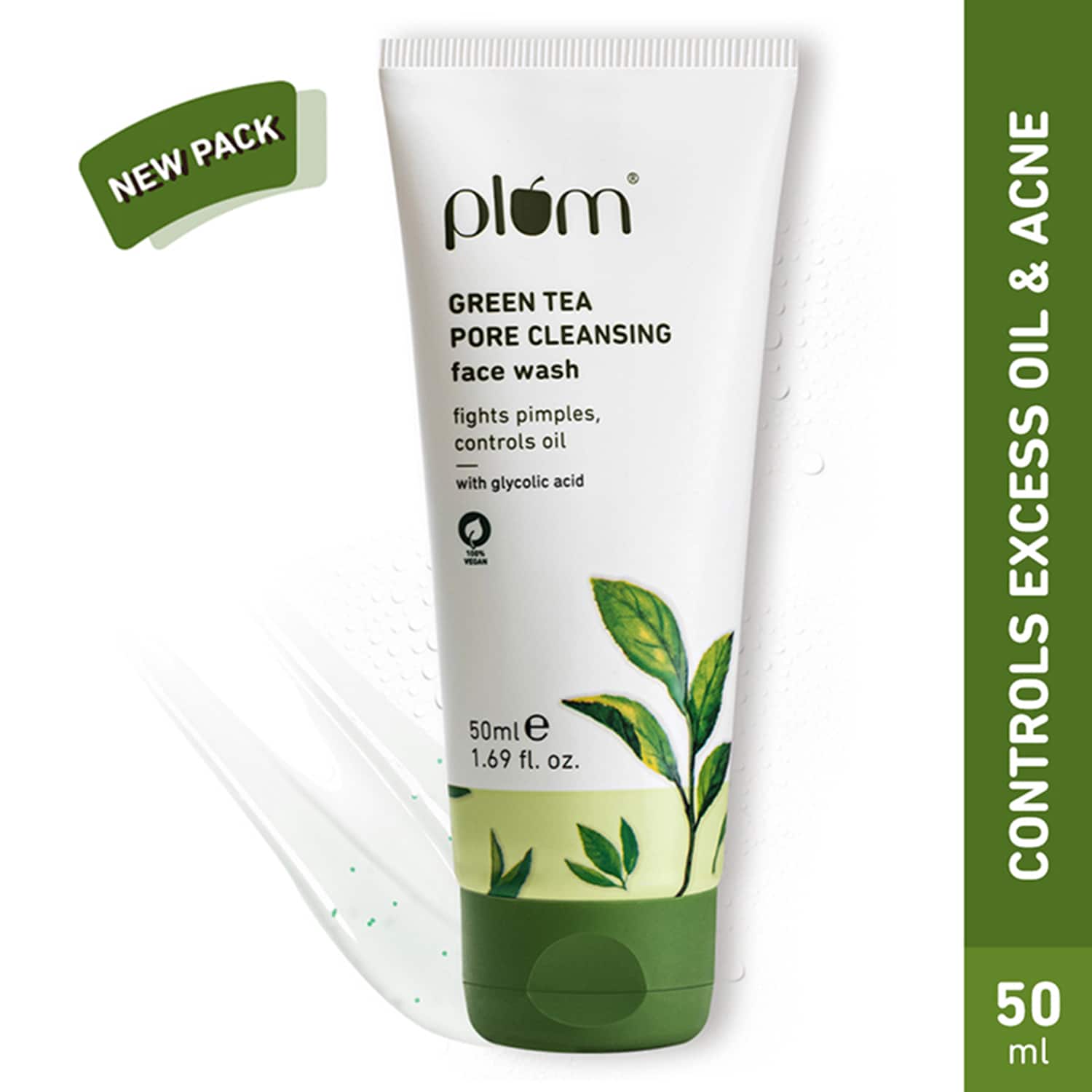 Plum | Plum Green Tea Pore Cleansing Face Wash (50ml)