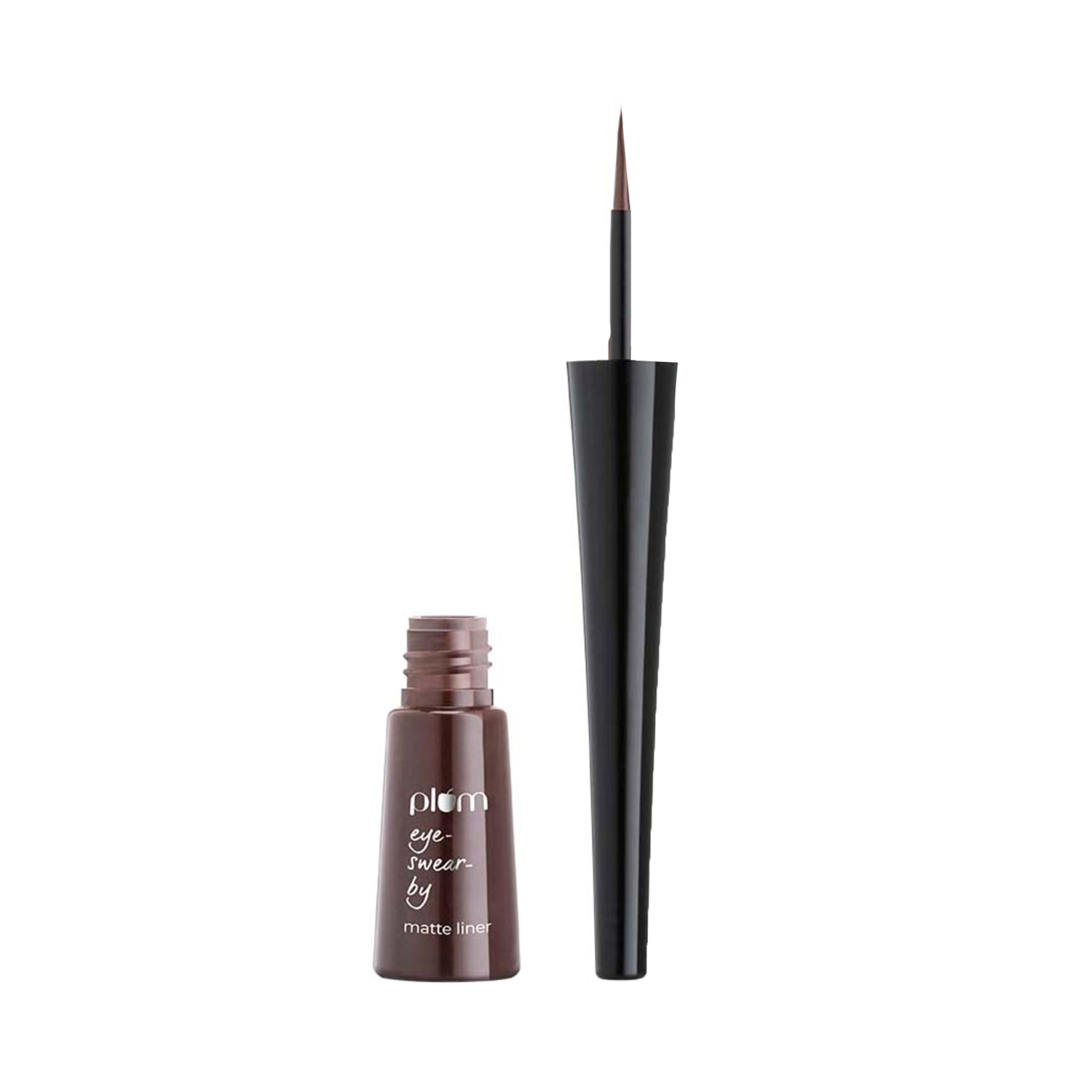 Plum | Plum Eye-Swear-By Matte Liner - 08 Brown Around​ (3ml)