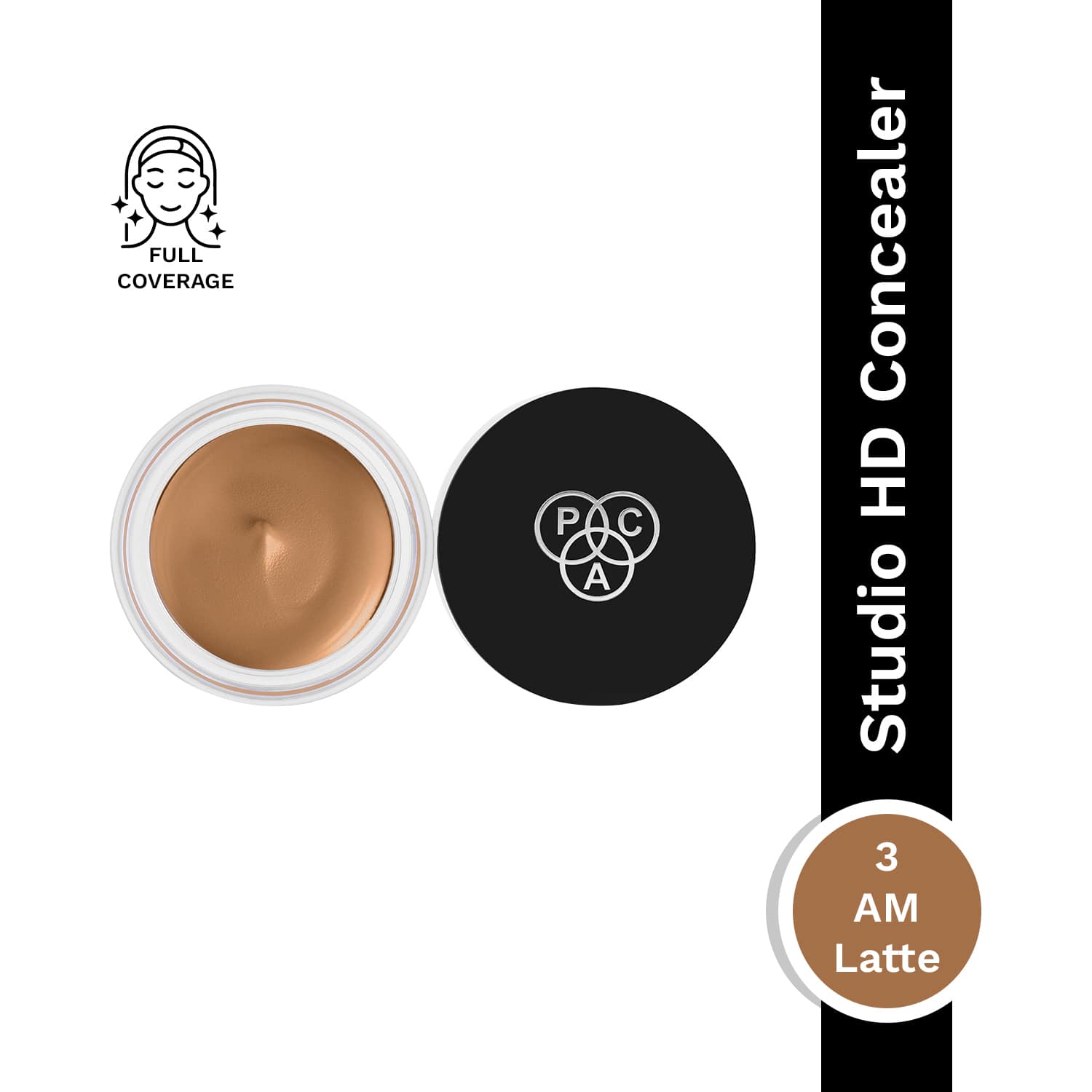 PAC | PAC Studio HD Concealer - 3 Am Latte (12g)