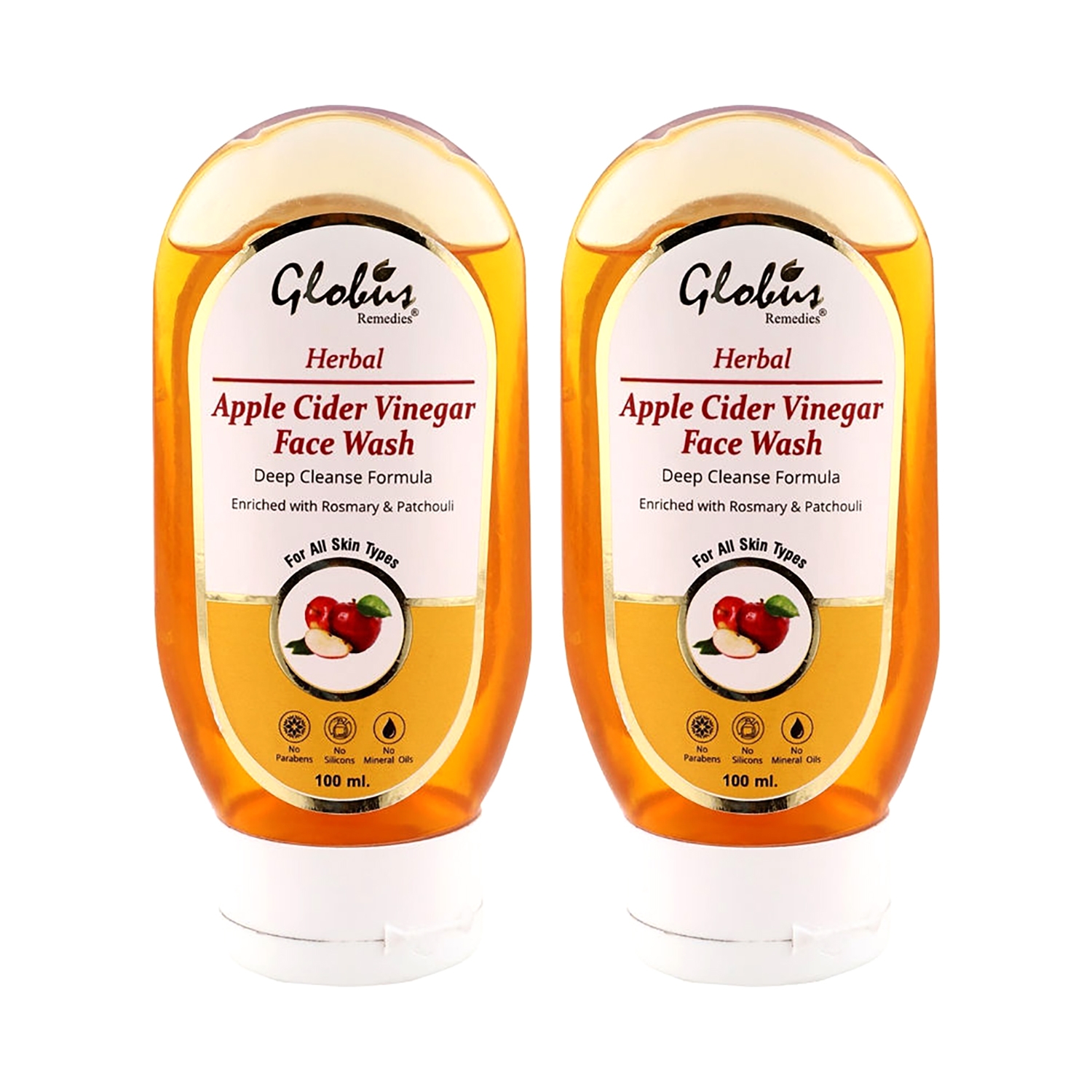 Globus Remedies | Globus Remedies Apple Cider Vinegar Face Wash - (2 Pcs)