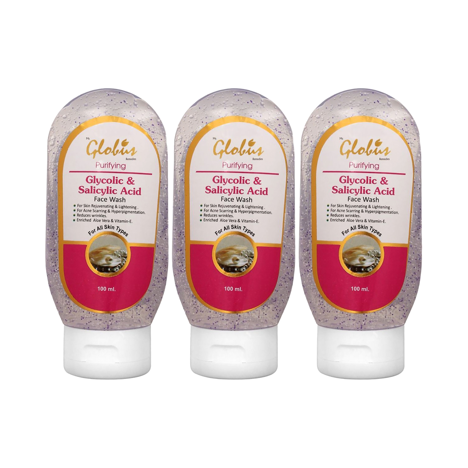 Globus Remedies | Globus Remedies Pimple Clear Face Wash - (3 Pcs)