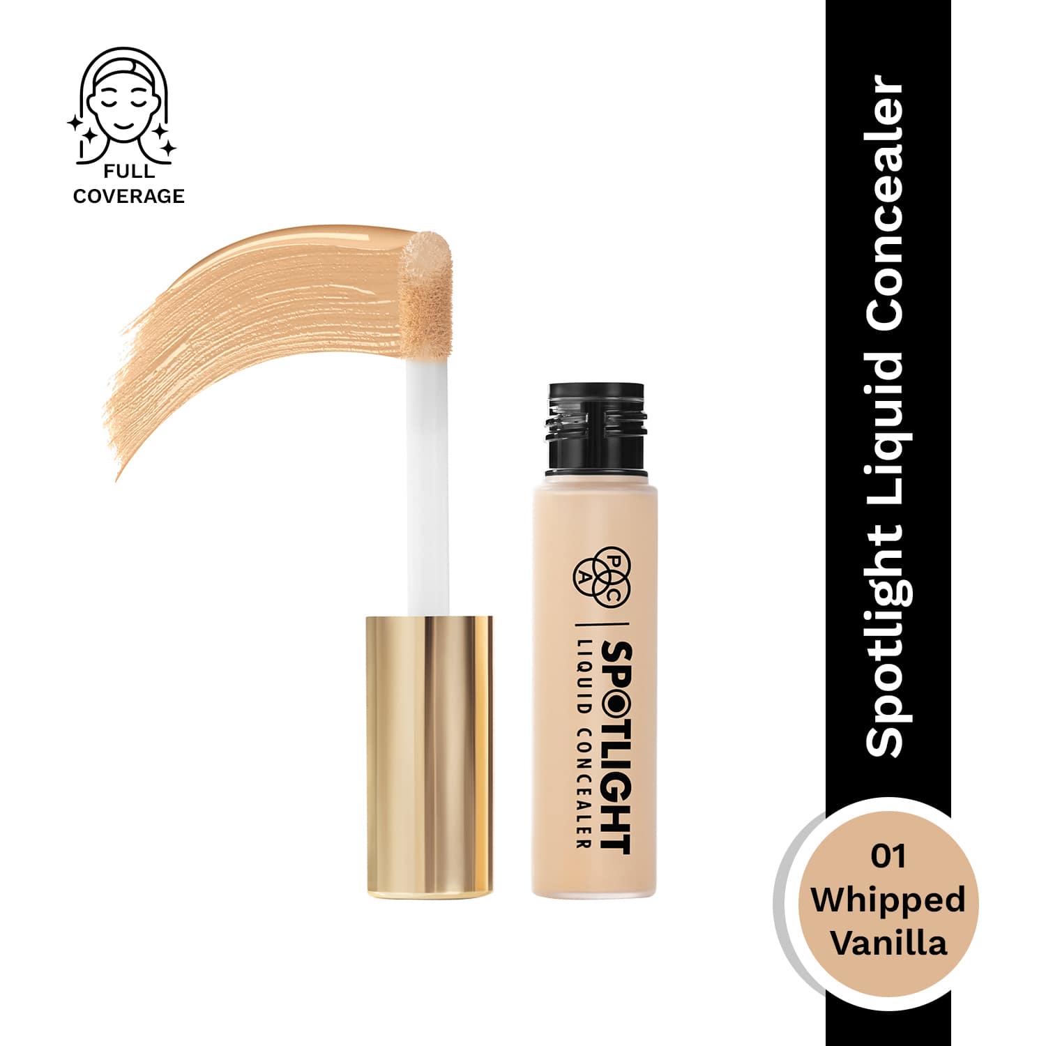 PAC | PAC Spotlight Liquid Concealer - 01 Whipped Vanilla (15g)
