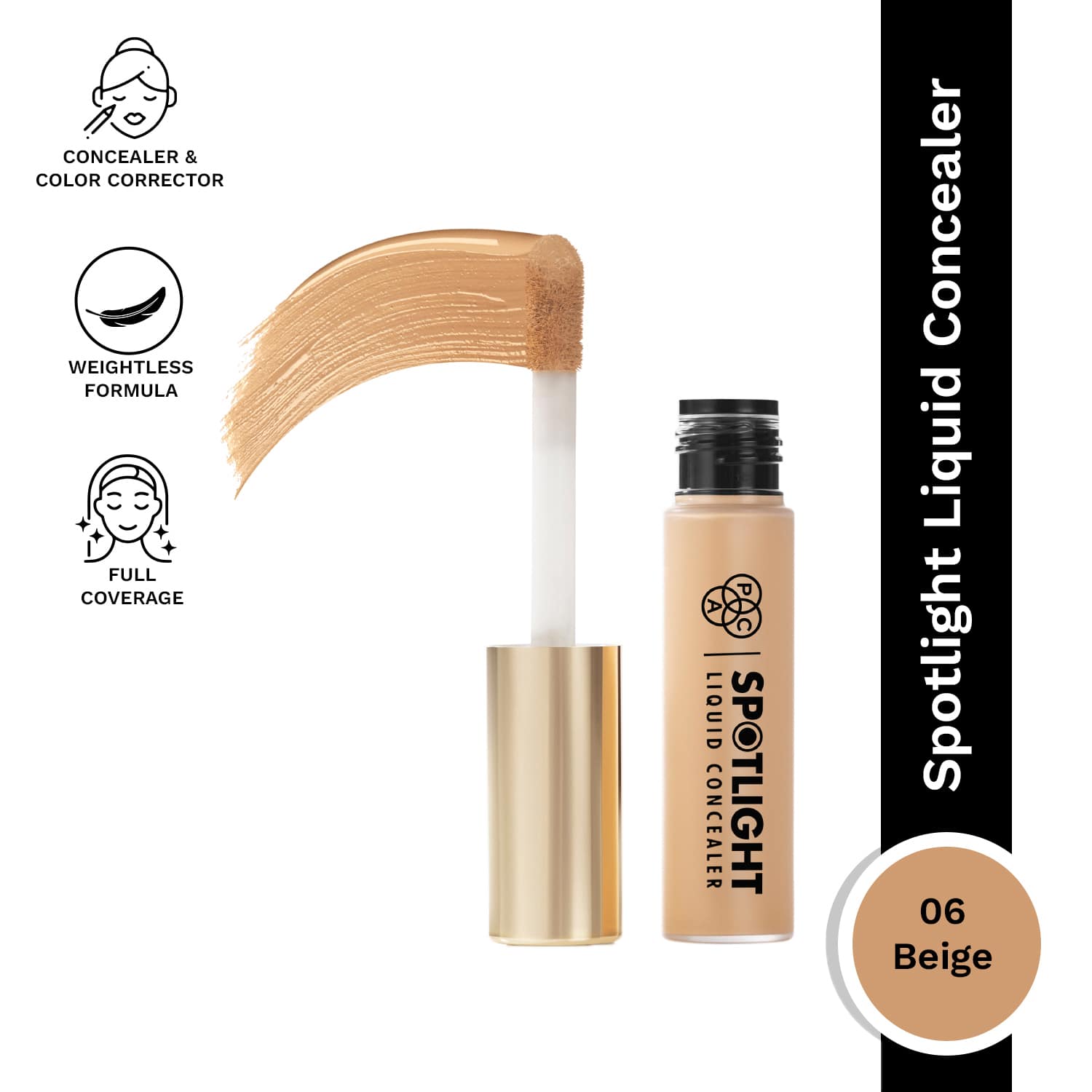 PAC | PAC Spotlight Liquid Concealer - 06 Beige (15g)