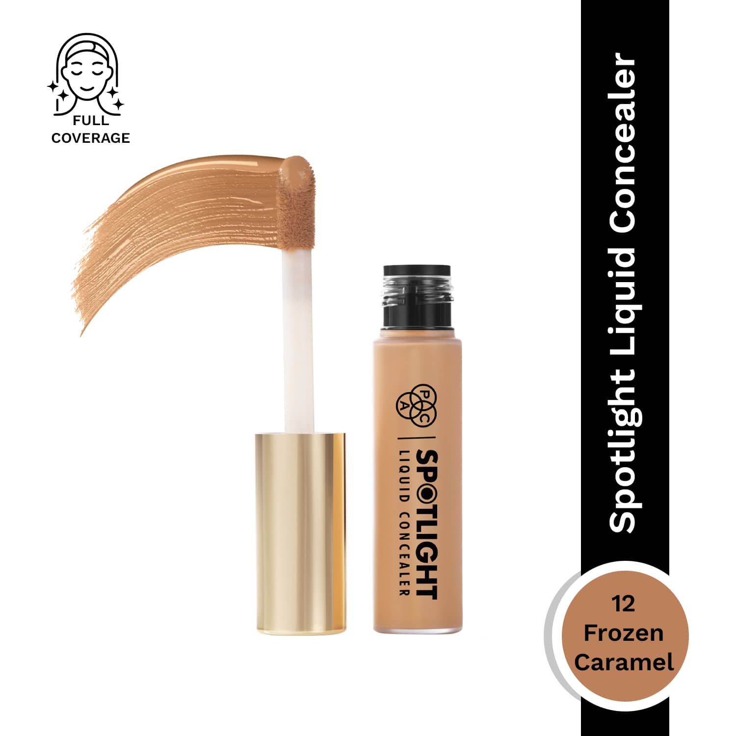 PAC | PAC Spotlight Liquid Concealer - 12 Frozen Caramel (15g)