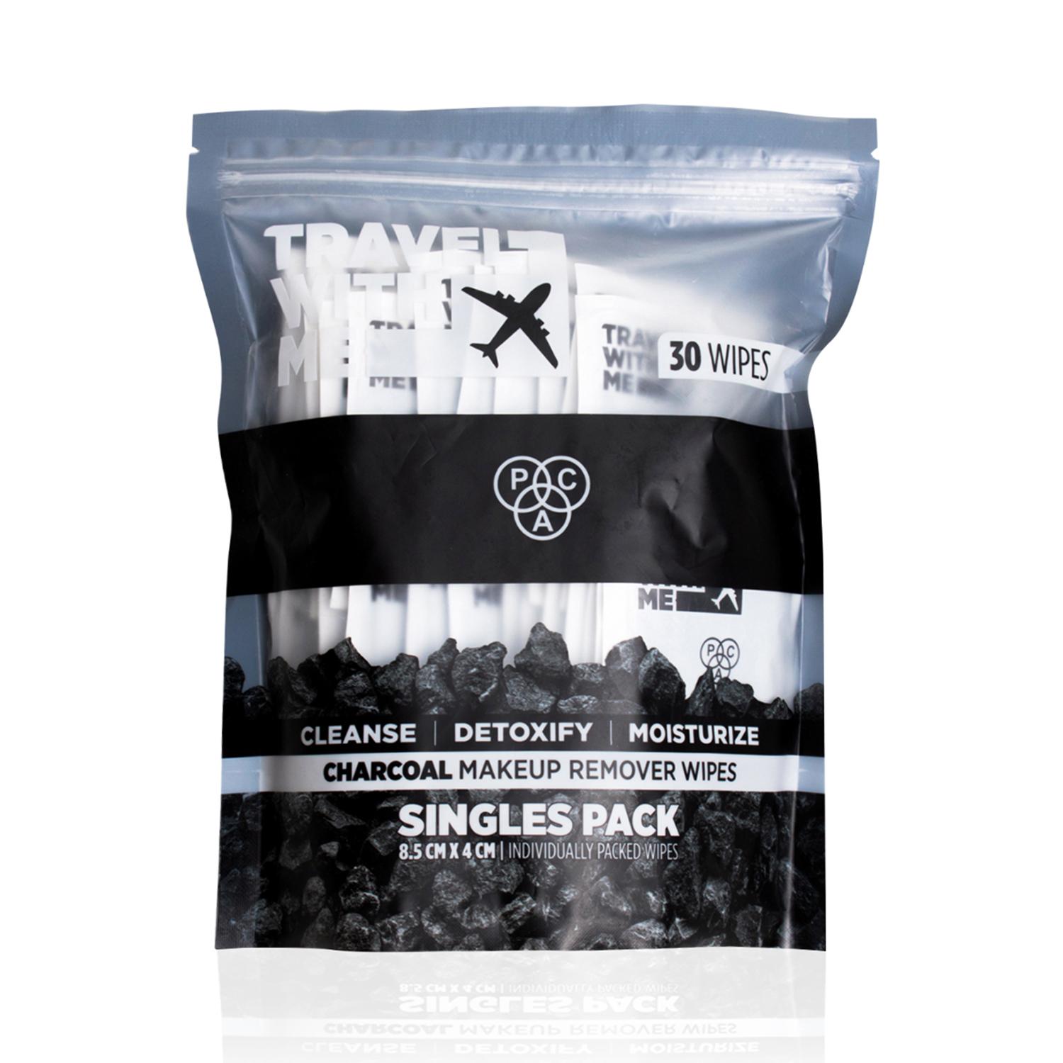PAC | PAC Travel with Me Charcoal Wipes Singles (30Pcs)