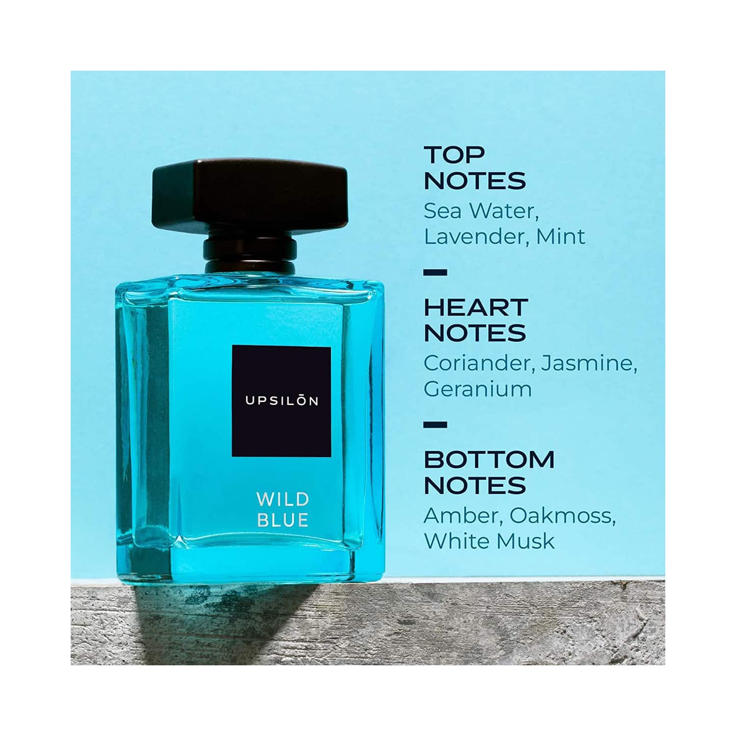 Buy UPSILON Wild Blue Eau De Parfum 100ml Online at Best Price