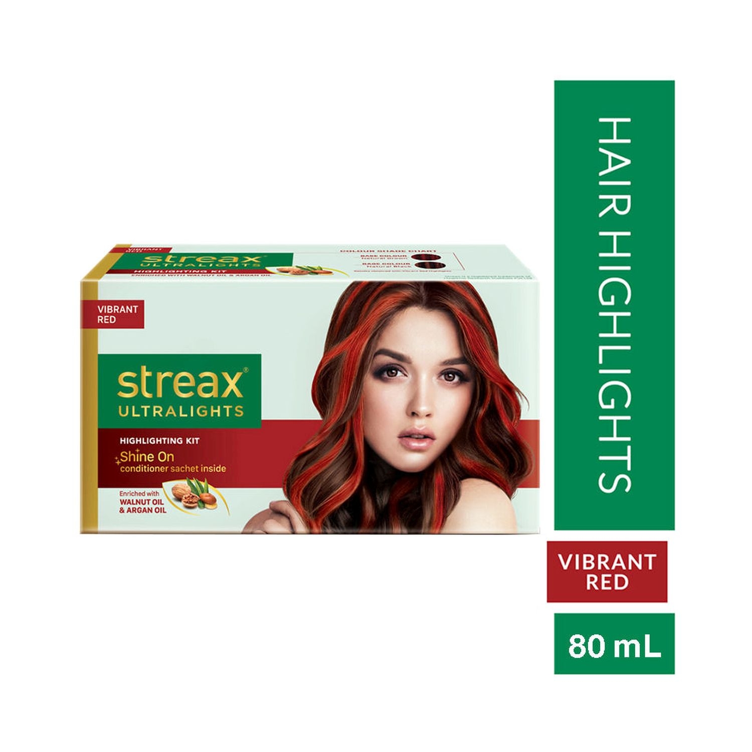 Streax | Streax Ultralights Highlighting Kit - Vibrant Red (40gm+40ml)