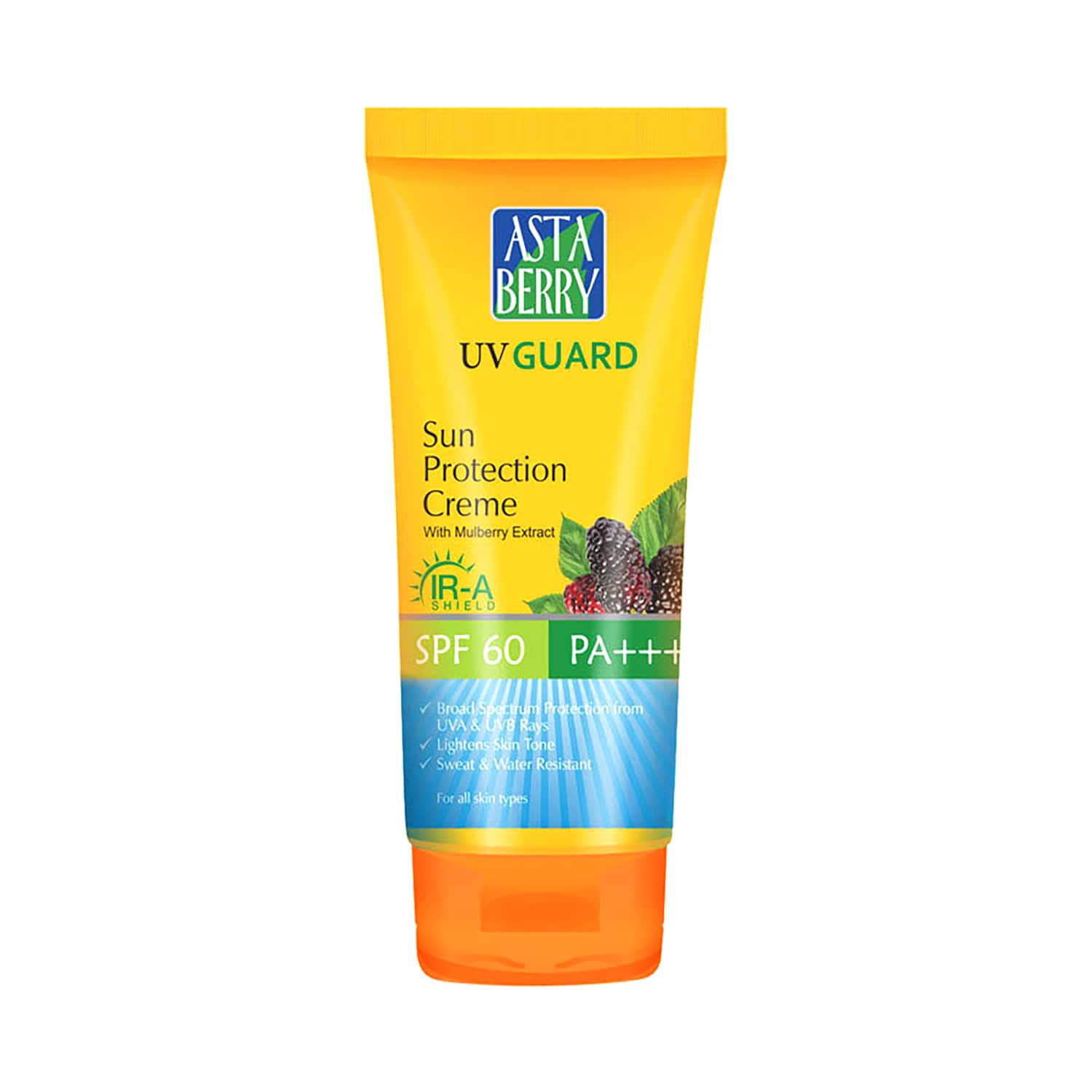 Astaberry | Astaberry UV Guard Sun Protection Crème SPF 60 (100ml)