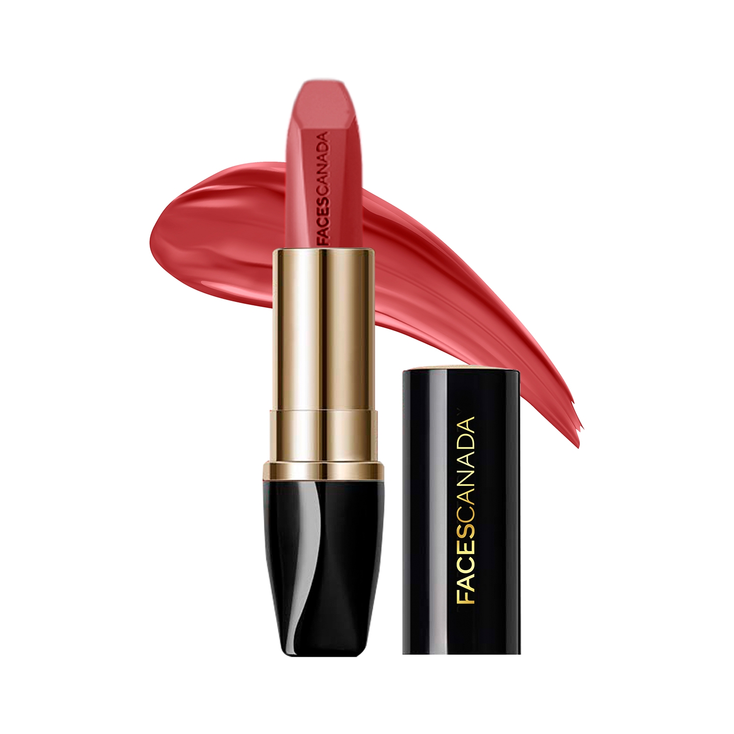 Faces Canada | Faces Canada Matte Addiction Lipstick 9HR Stay HD Finish Intense Color - Expressive Peach (3.7g)