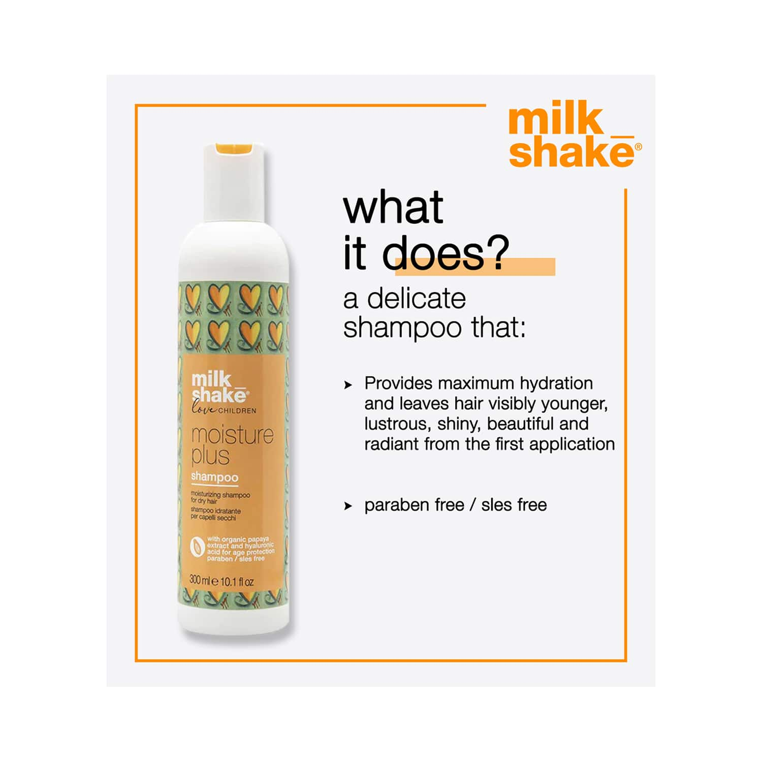 milk_shake moisture plus shampoo – Milkshake USA