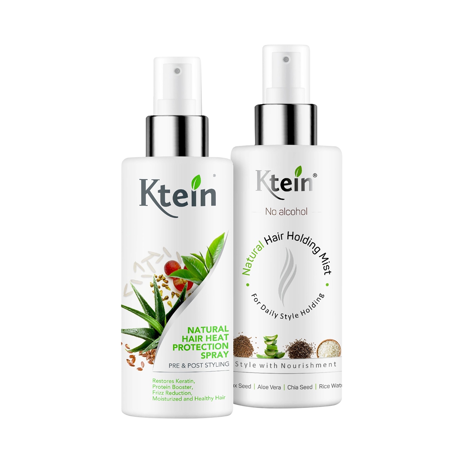 Ktein | Ktein Hair Heat Protection Spray + Hair Holding Spray - (2Pcs)