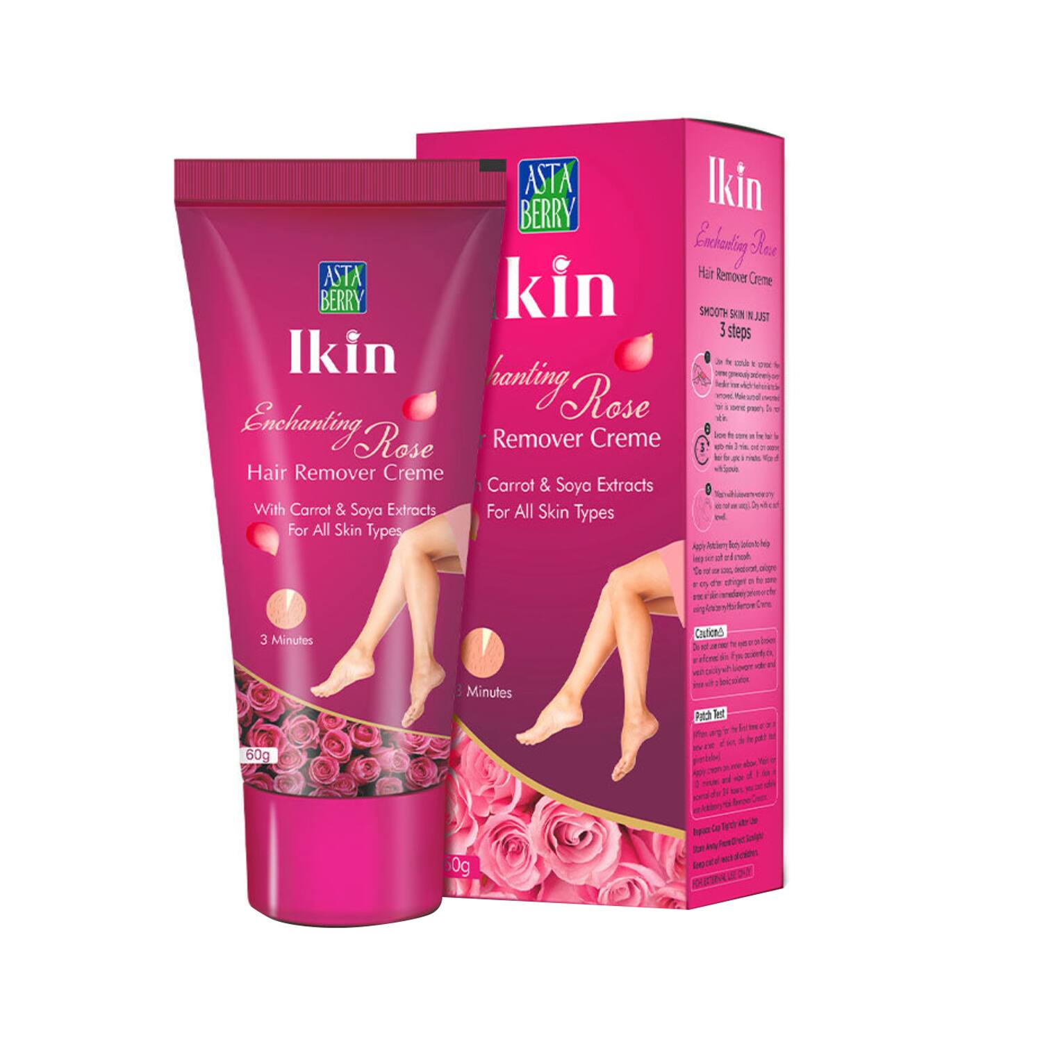 Ikin | Ikin Rose Hair Remover Creme (60g)