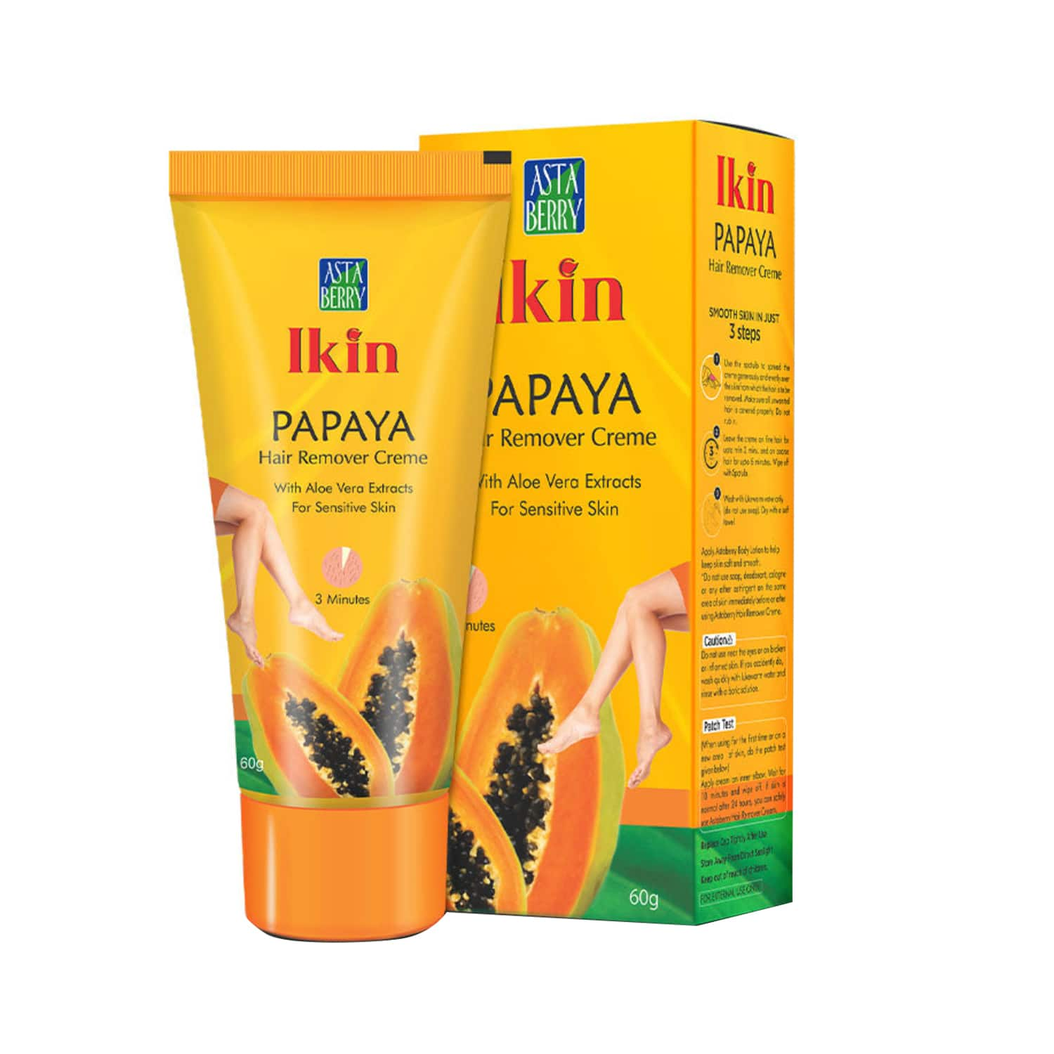 Ikin | Ikin Papaya Hair Remover Creme (60g)